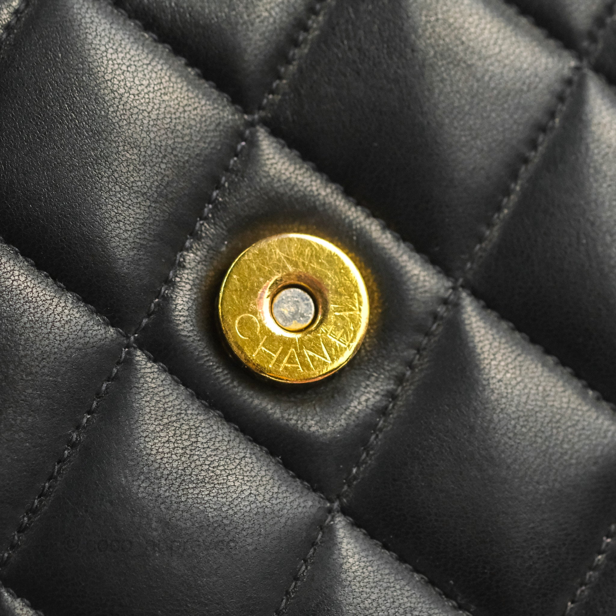 Chanel Vintage CC Shoulder Bag Black Calfskin – Coco Approved Studio