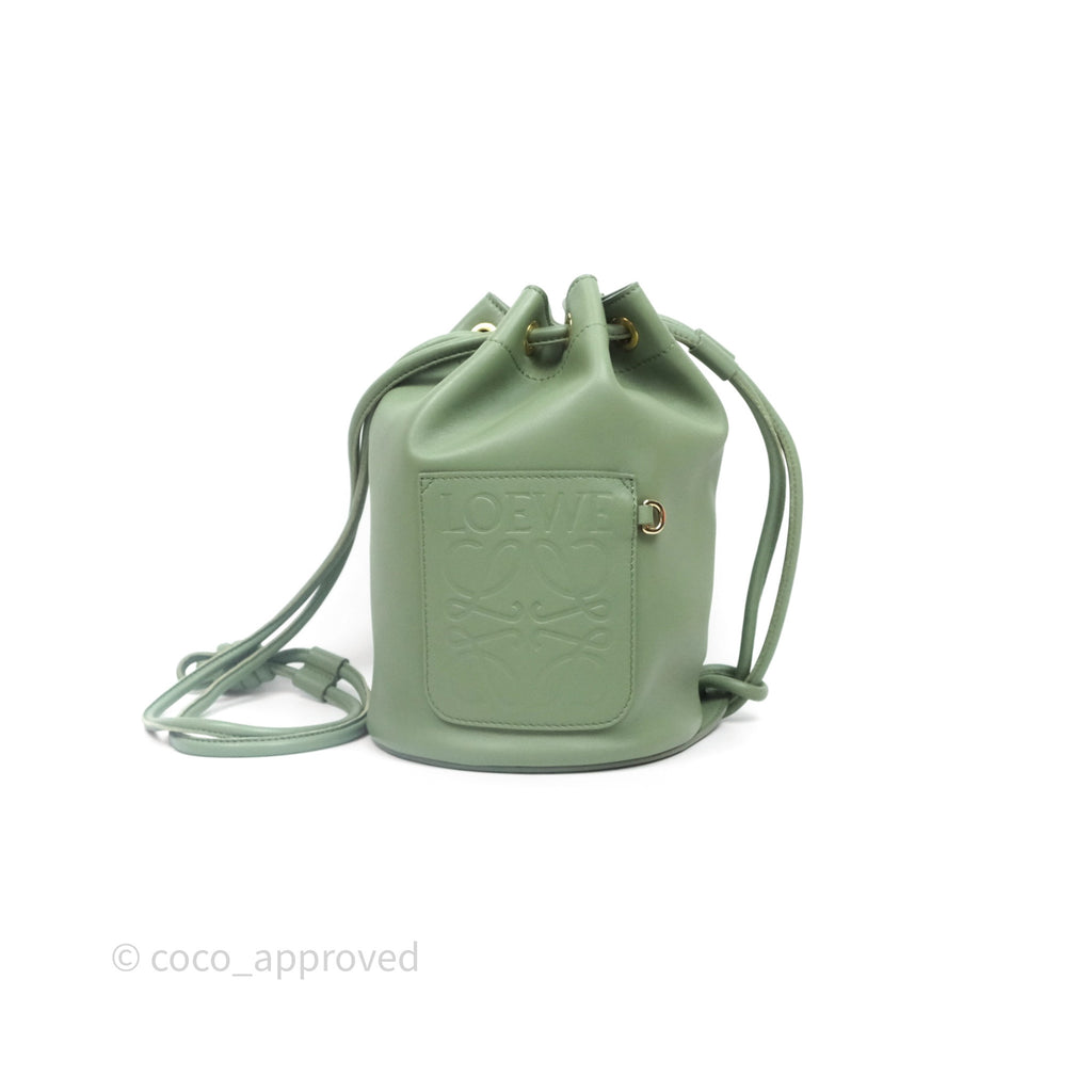 Loewe Sailor Backpack Green Gold Hardware