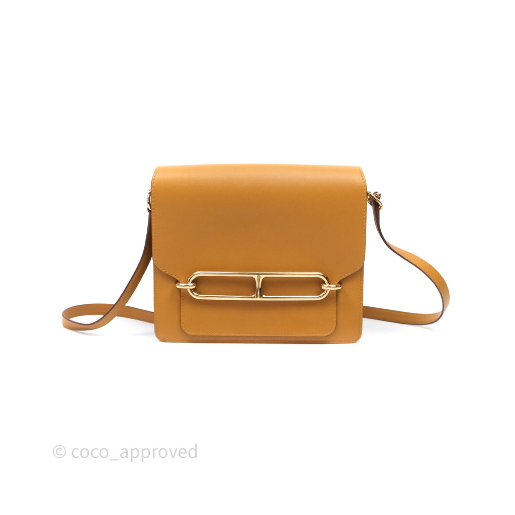 Hermes Roulis 23 Veau Allegretto 2S Sesame Gold Hardware