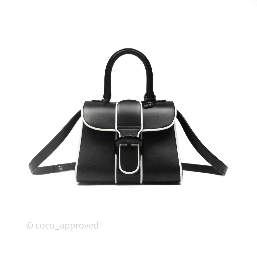 Delvaux Mini Brillant Bag Black/ White 