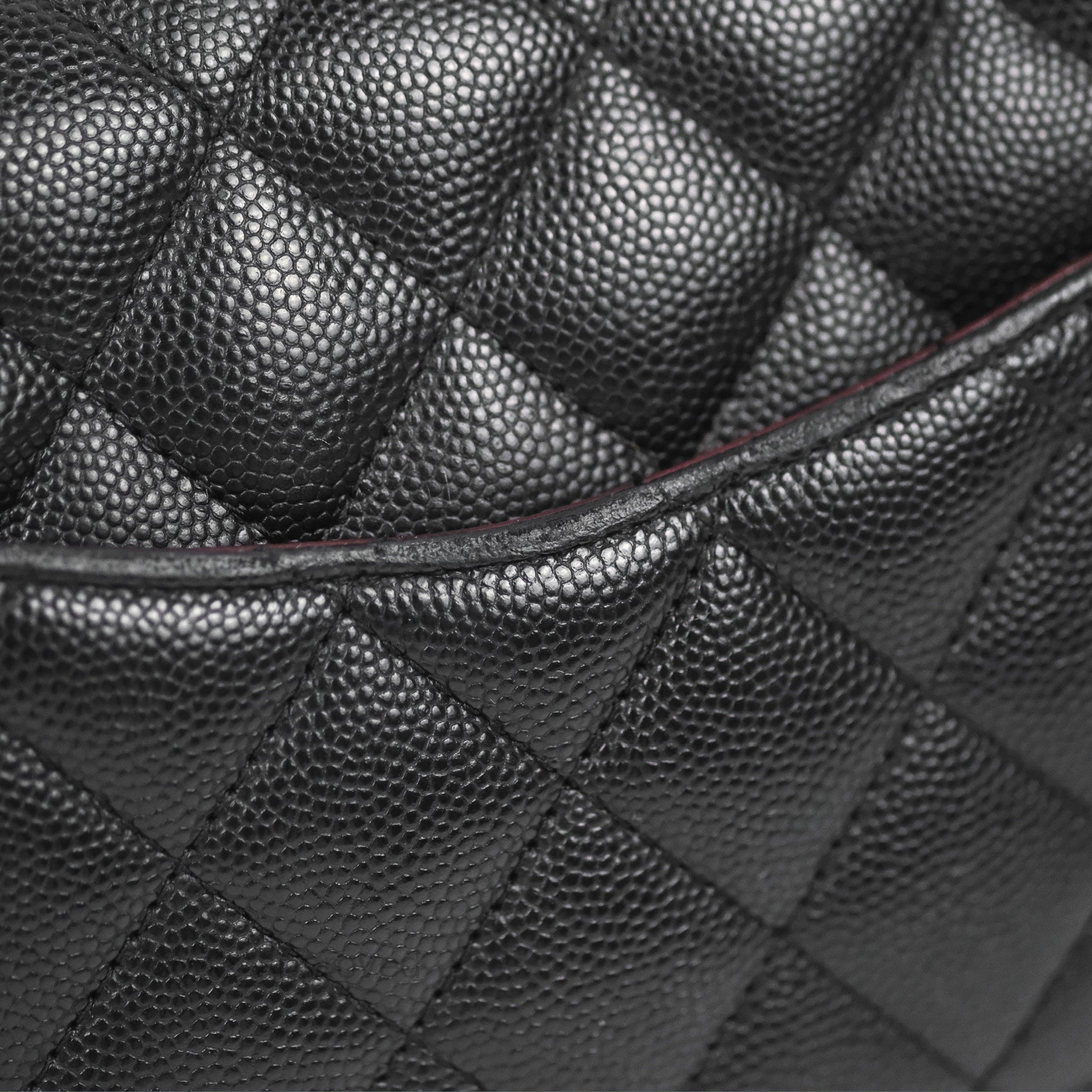 Chanel Quilted Mini O Case Black Caviar Silver Hardware – Coco Approved  Studio