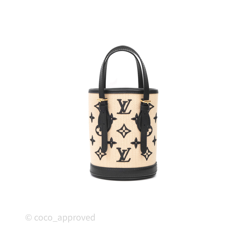 Louis Vuitton Nano By The Pool Bucket Bag Monogram Black