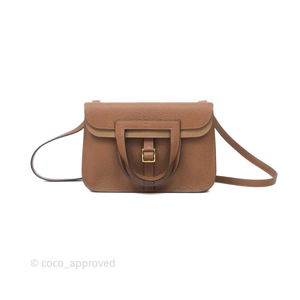 Hermès Halzan 25 Alezan 3G Clemence Gold Hardware