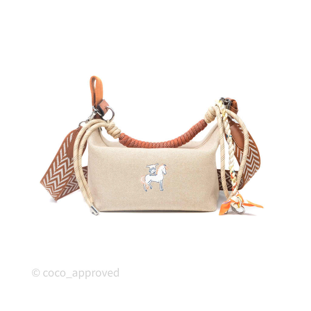 Hermès Large Bride-A-Brac Cabriole Canvas