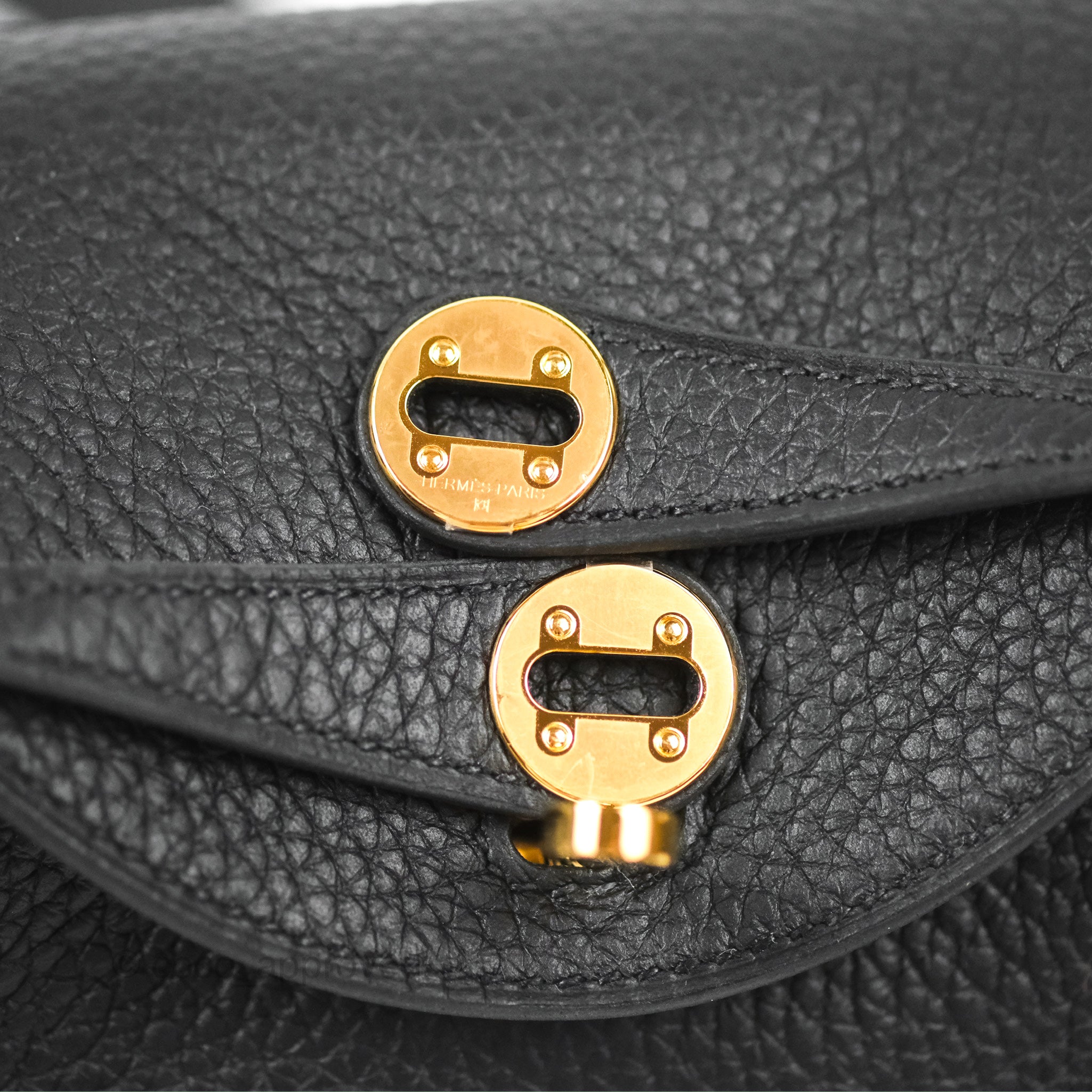 Hermès Mini Lindy 20 Black Clemence Gold Hardware – Coco Approved