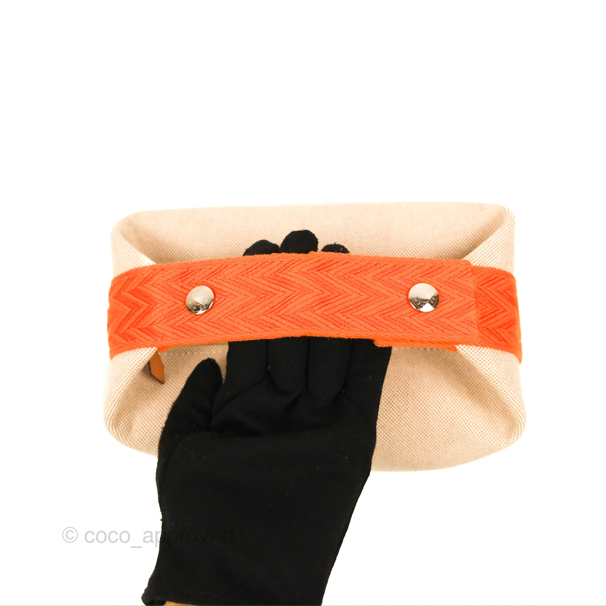 New !! Hermes Bride A Brac Orange Canvas Small Case – Lady Honey