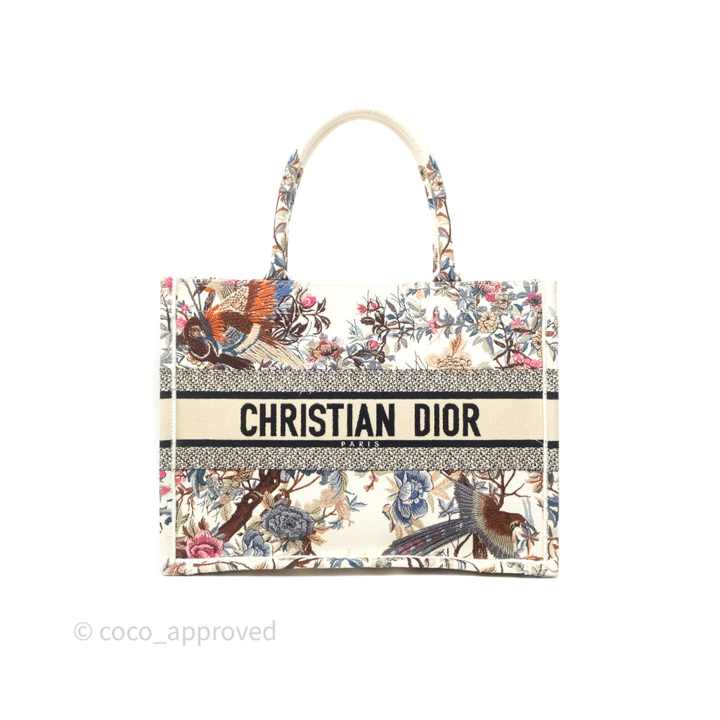 Christian Dior Medium Book Tote Dardin D'Hiver