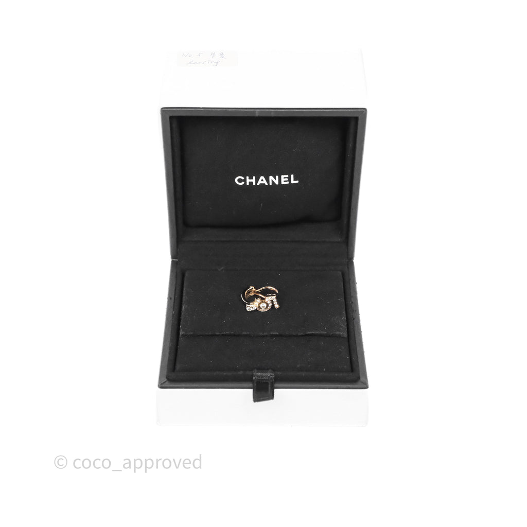Chanel Eternal N°5 Single Earring 18K Beige Gold Diamonds