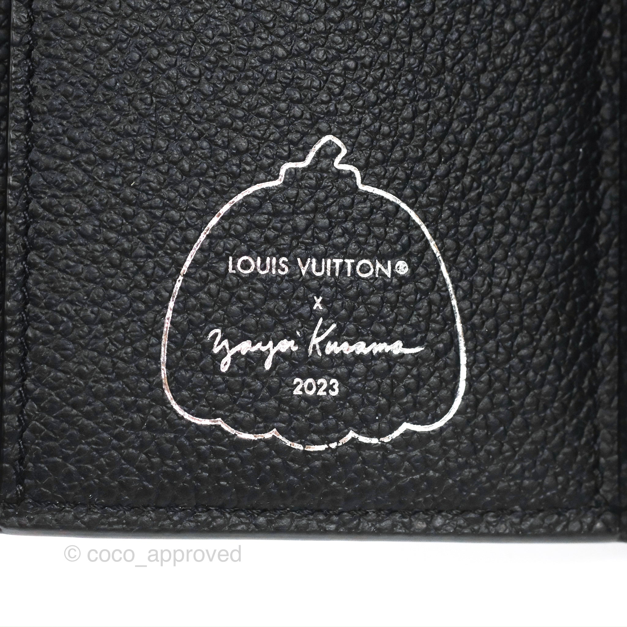 Louis Vuitton X Yayoi Kusama Victorine Wallet Black/White for Women