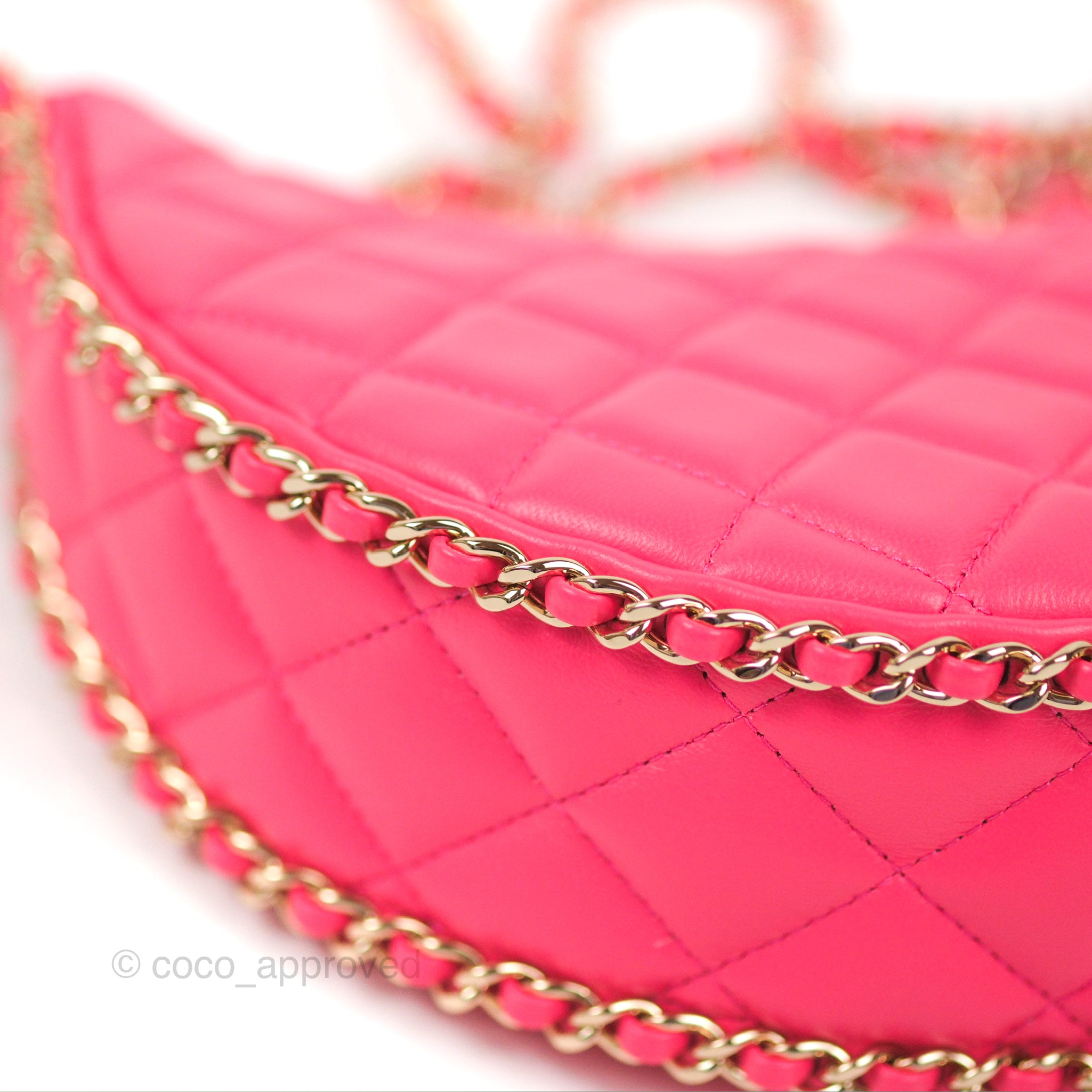 Chanel Small Hobo Bag AS3917 B10551 NM373 , Pink, One Size