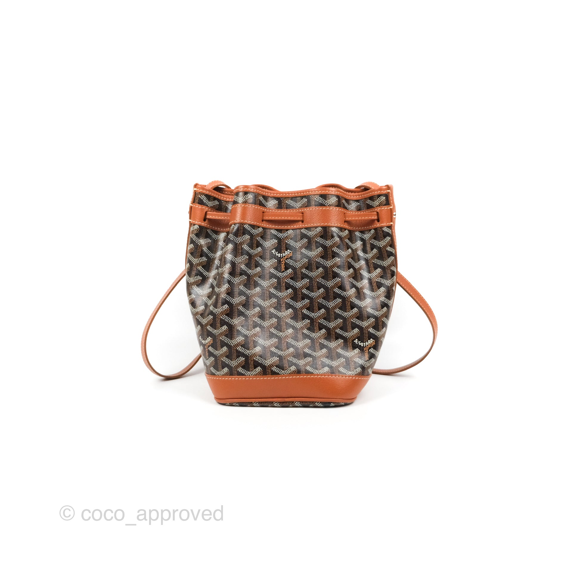 Goyard 2021 Goyardine Petit Flot - Orange Bucket Bags, Handbags - GOY35462