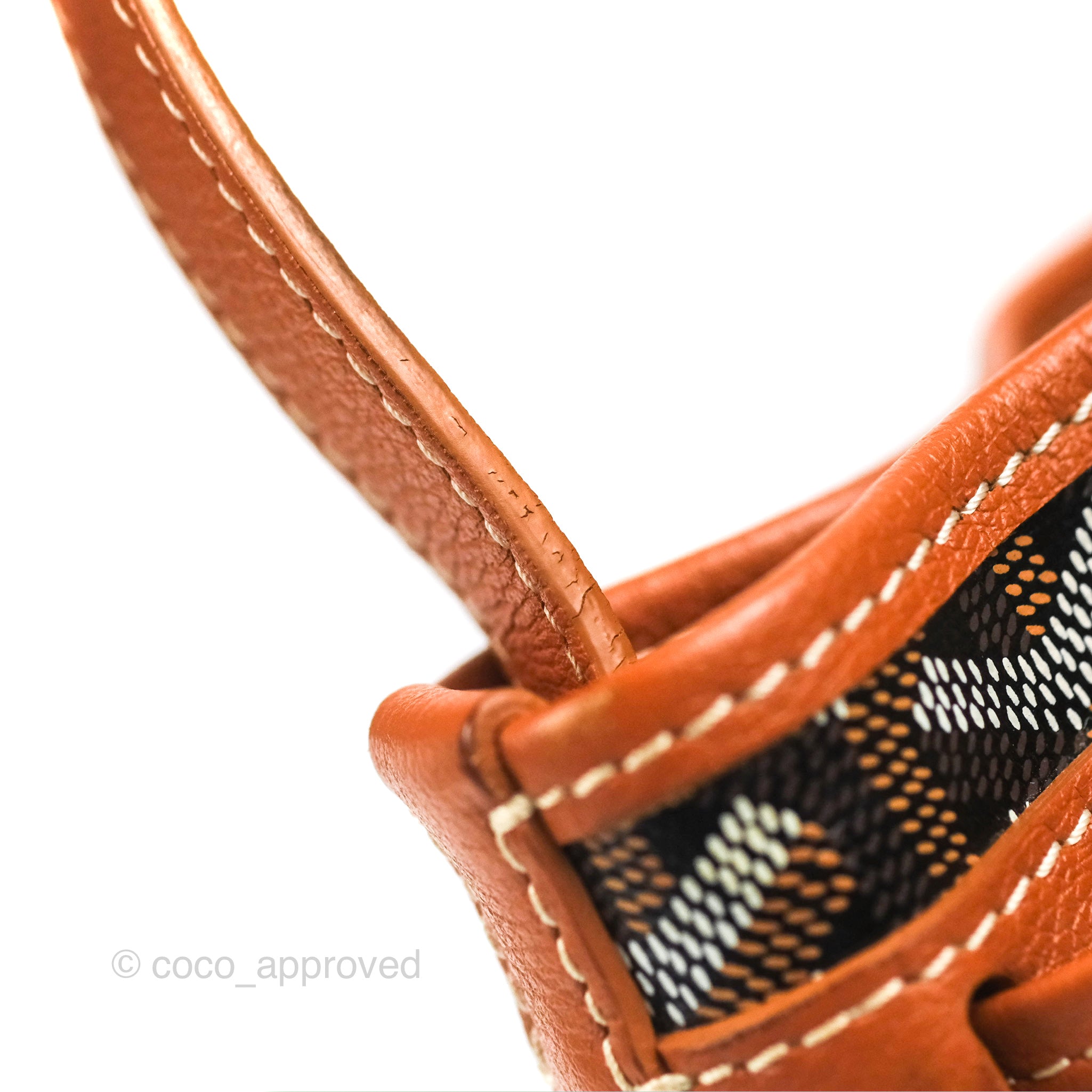 Goyard Petit Flot Bucket Bag Black & Tan Goyardine – Coco Approved