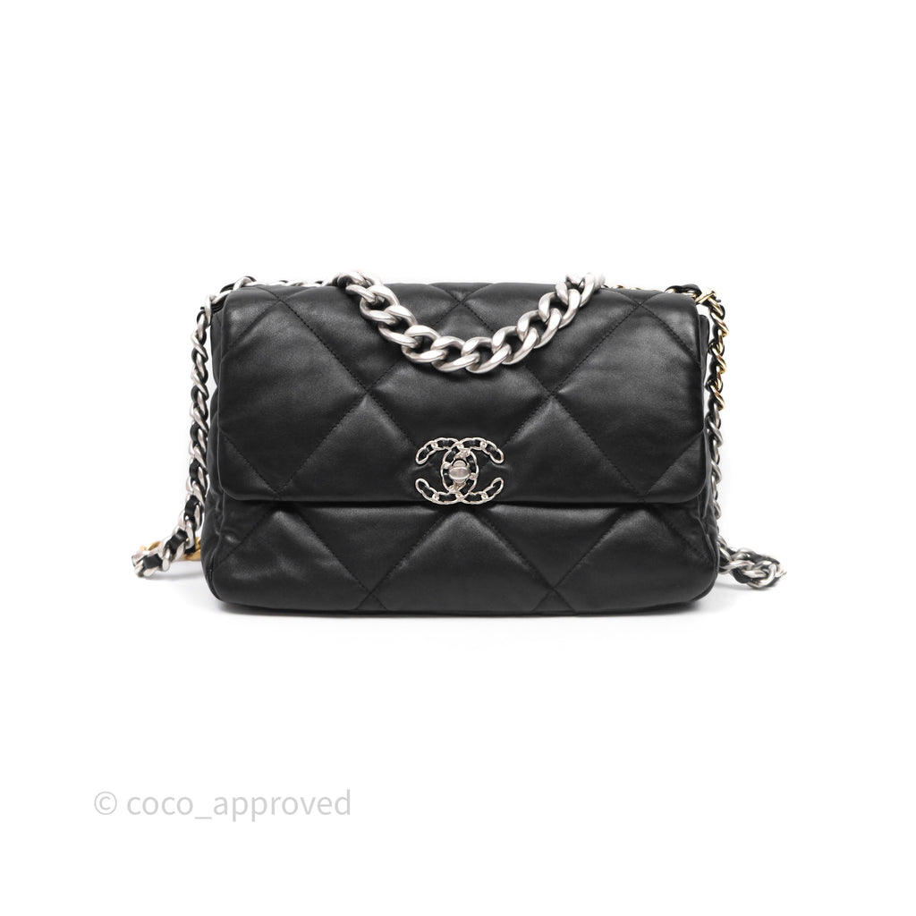 Chanel 19 Medium Black Mixed Hardware
