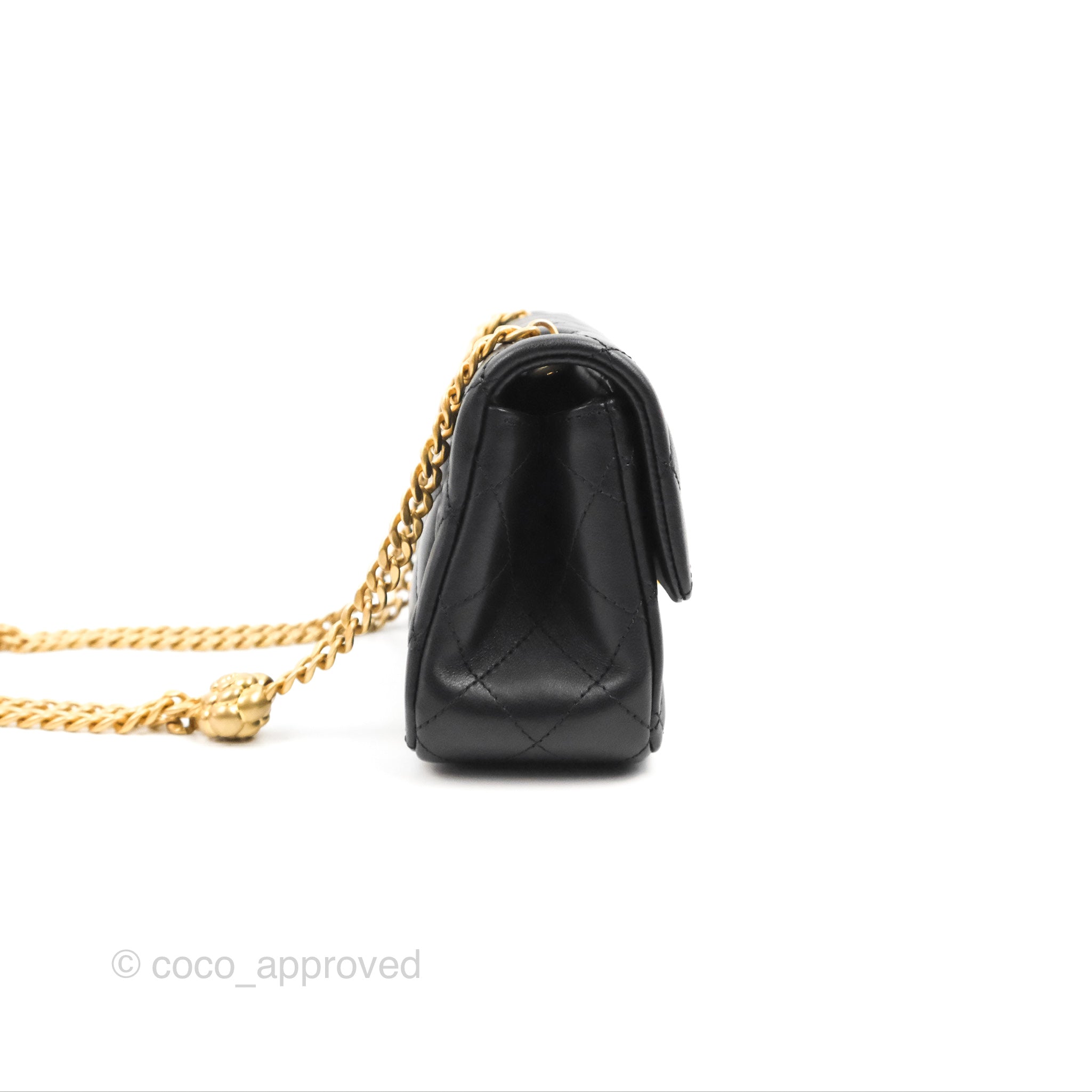 Chanel Caviar Black Quilted Maxi Jumbo Shoulder Bag