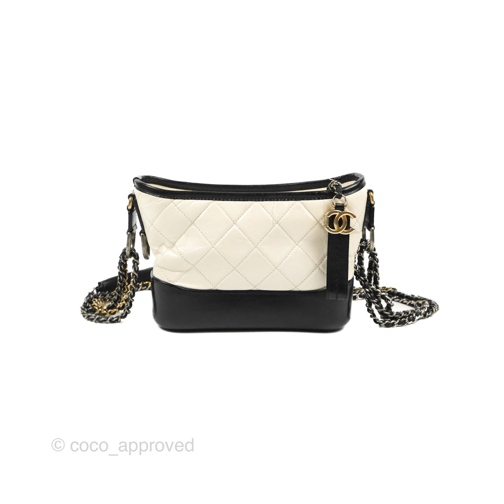 Chanel Aged Calfskin Quilted Small Gabrielle Hobo Black – STYLISHTOP