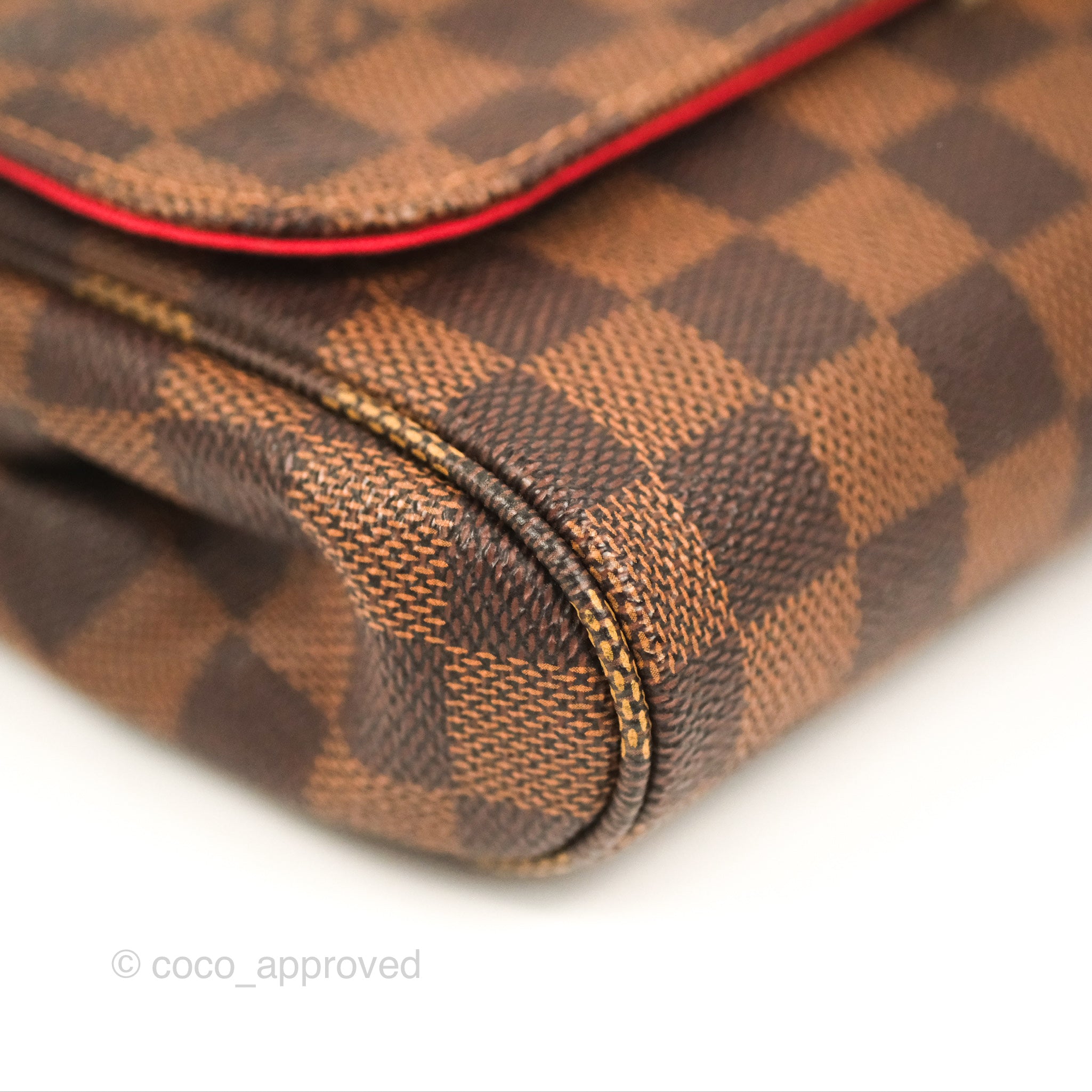 Louis Vuitton Damier Ebene Favourite MM 2-way Flap Bag – Coco Approved  Studio