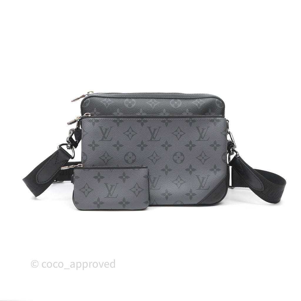 Louis Vuitton Trio Messenger Monogram Eclipse Canvas