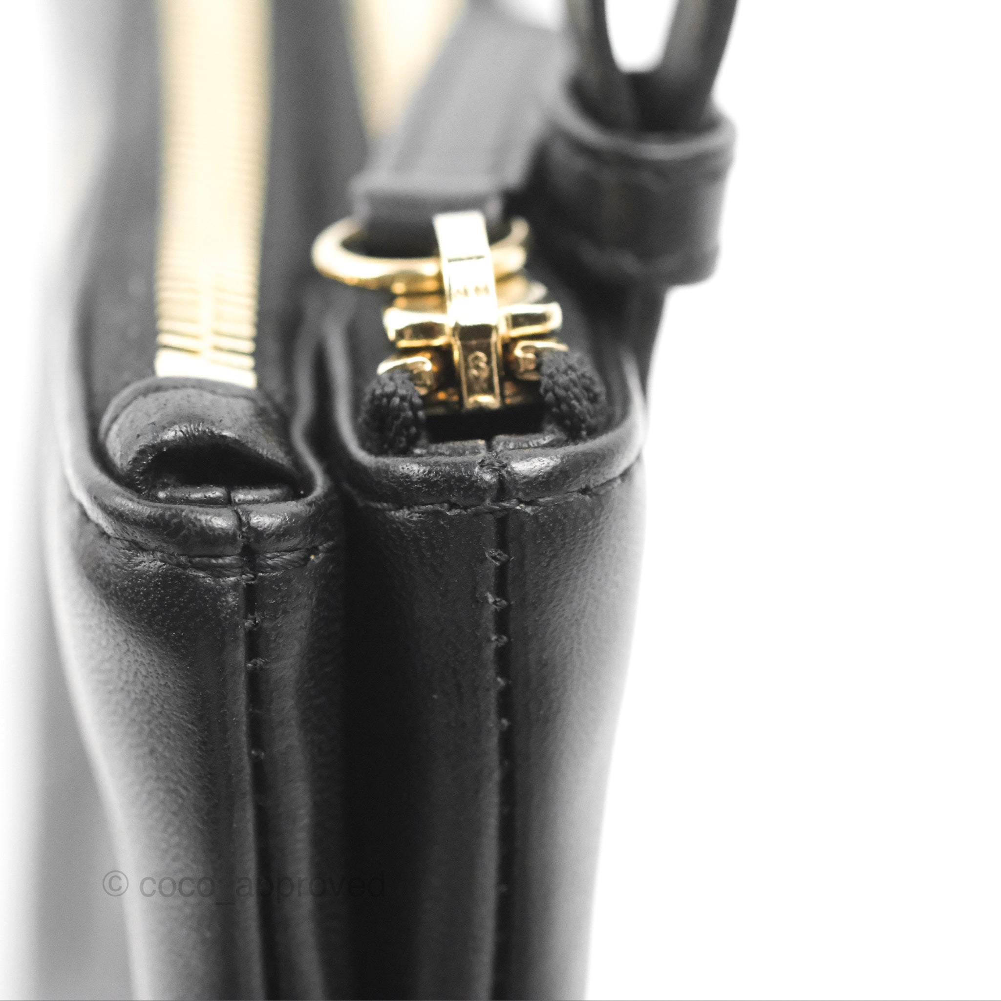Chanel Waist Belt Bag Black Glazed Aged Calfskin Aged Gold Hardware – Coco  Approved Studio