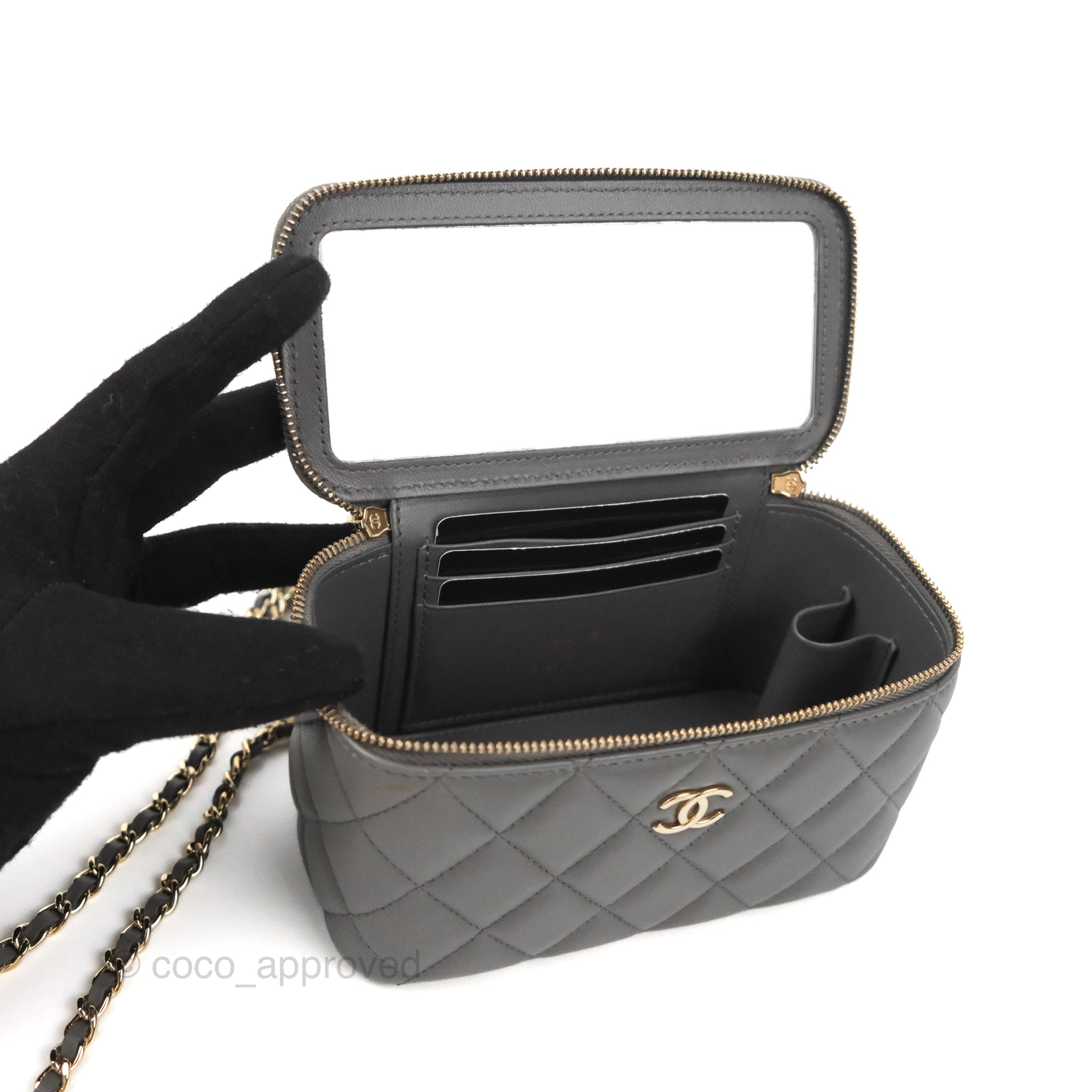 NEW! Chanel 19 Wristlet  Chanel Vanity Top Handle & More Goodies