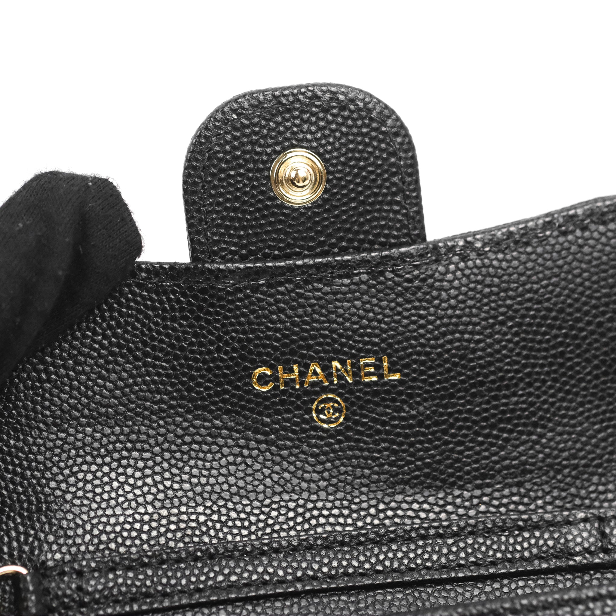 chanel mini chain belt bag black