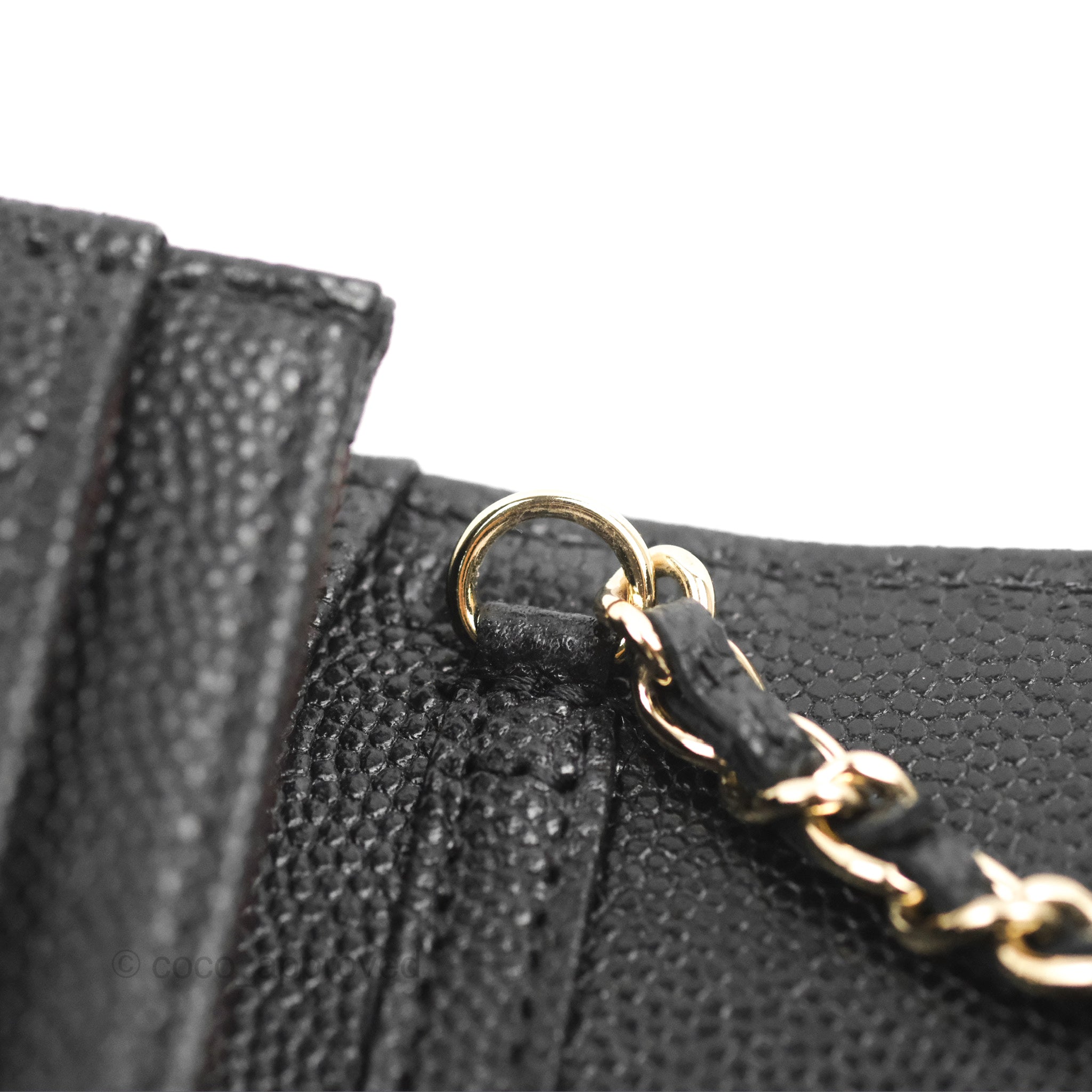 Chanel Card Holder Belt Bag Black Caviar Gold Hardware 21P – Coco Approved  Studio