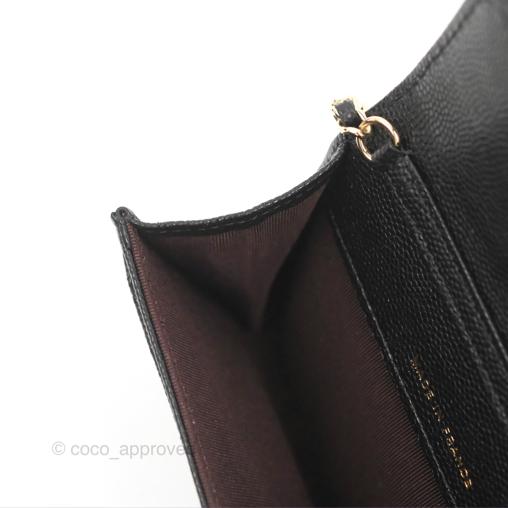 Chanel Card Holder Belt Bag Black Caviar Gold Hardware 21P – Coco Approved  Studio