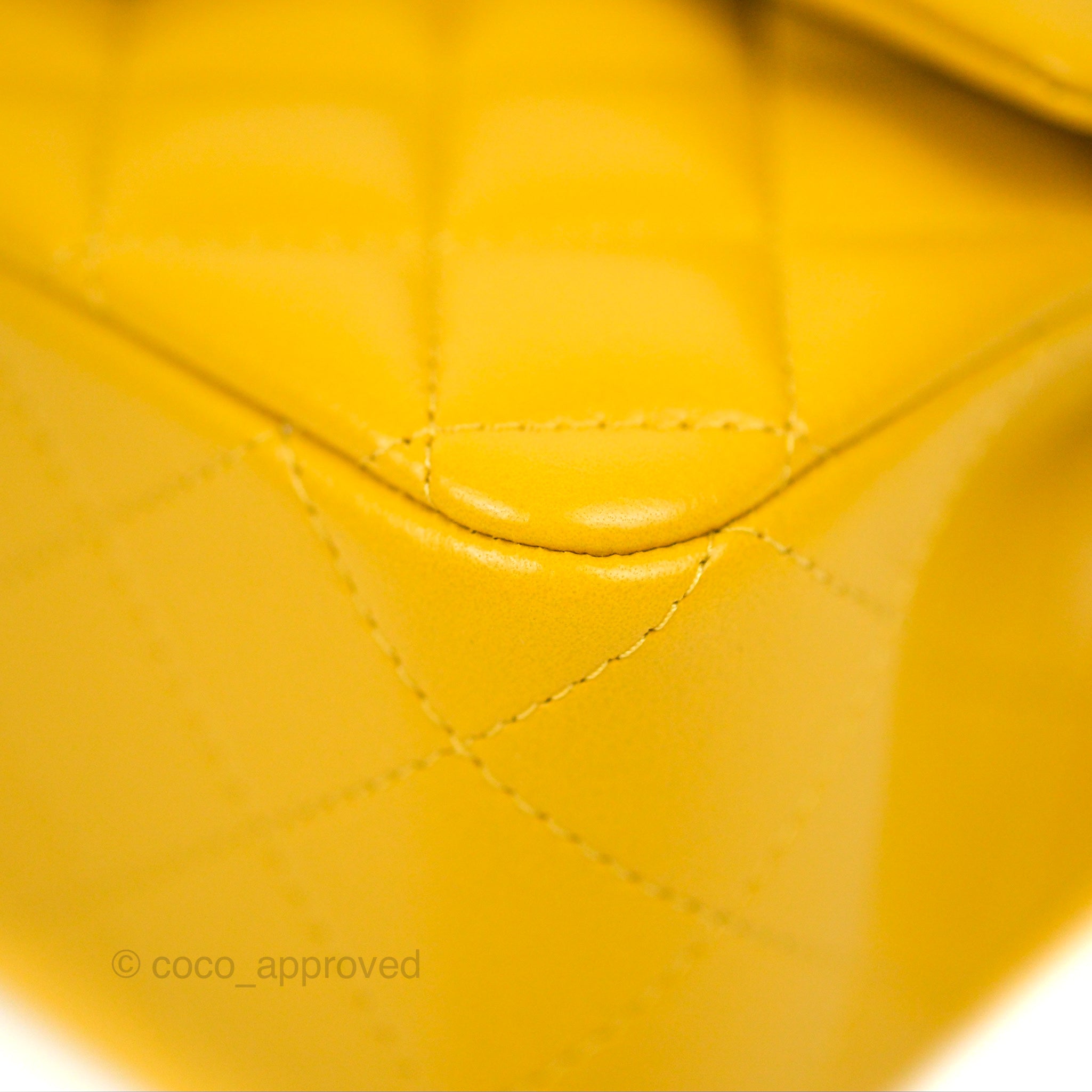 Chanel on sale mustard bag