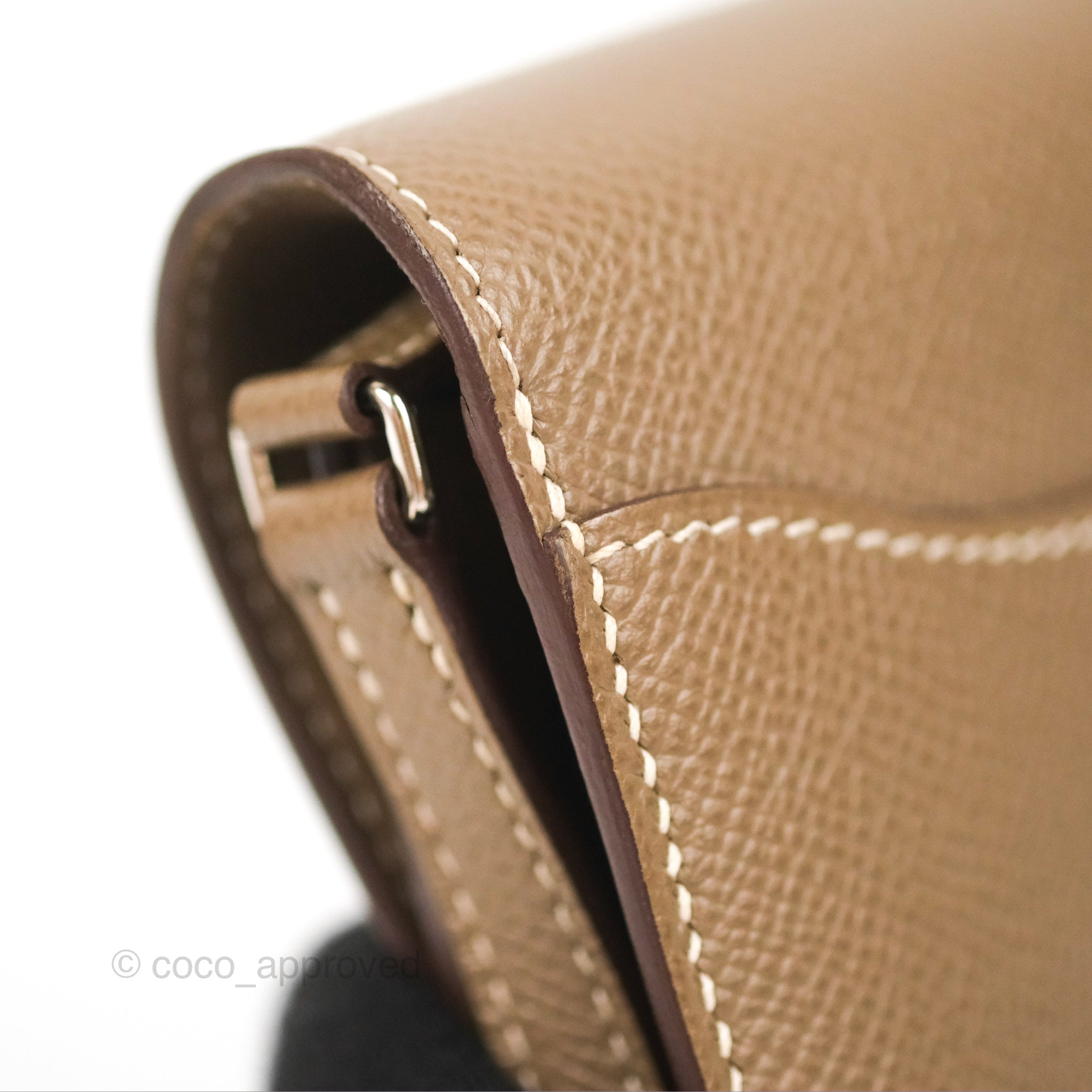 Hermès Constance Slim Wallet Etoupe Epsom Palladium Hardware – Coco  Approved Studio