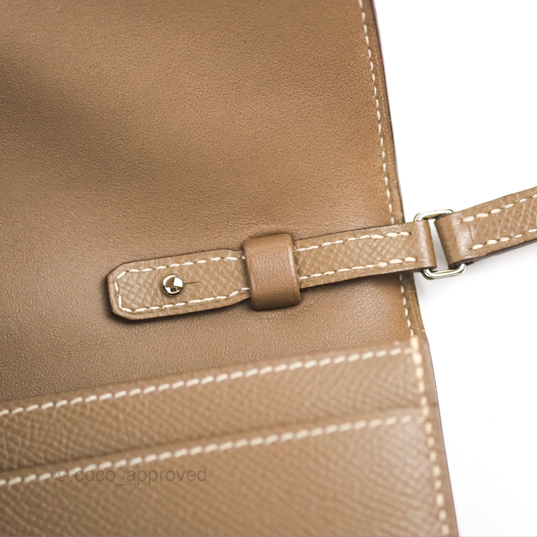 Hermès Constance Slim Wallet Etoupe Epsom Palladium Hardware – Coco  Approved Studio