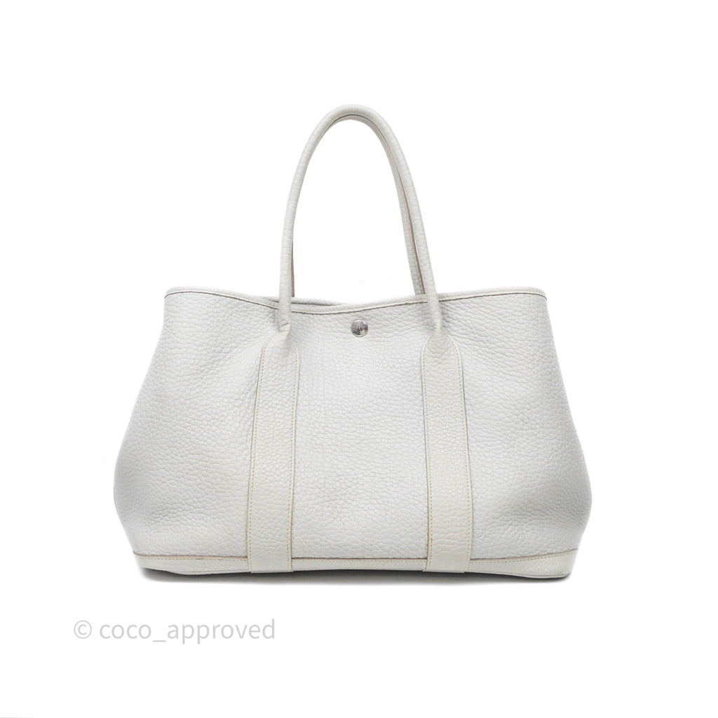 Hermes Garden Party 36 Bleu Negonda B3 Palladium Hardware