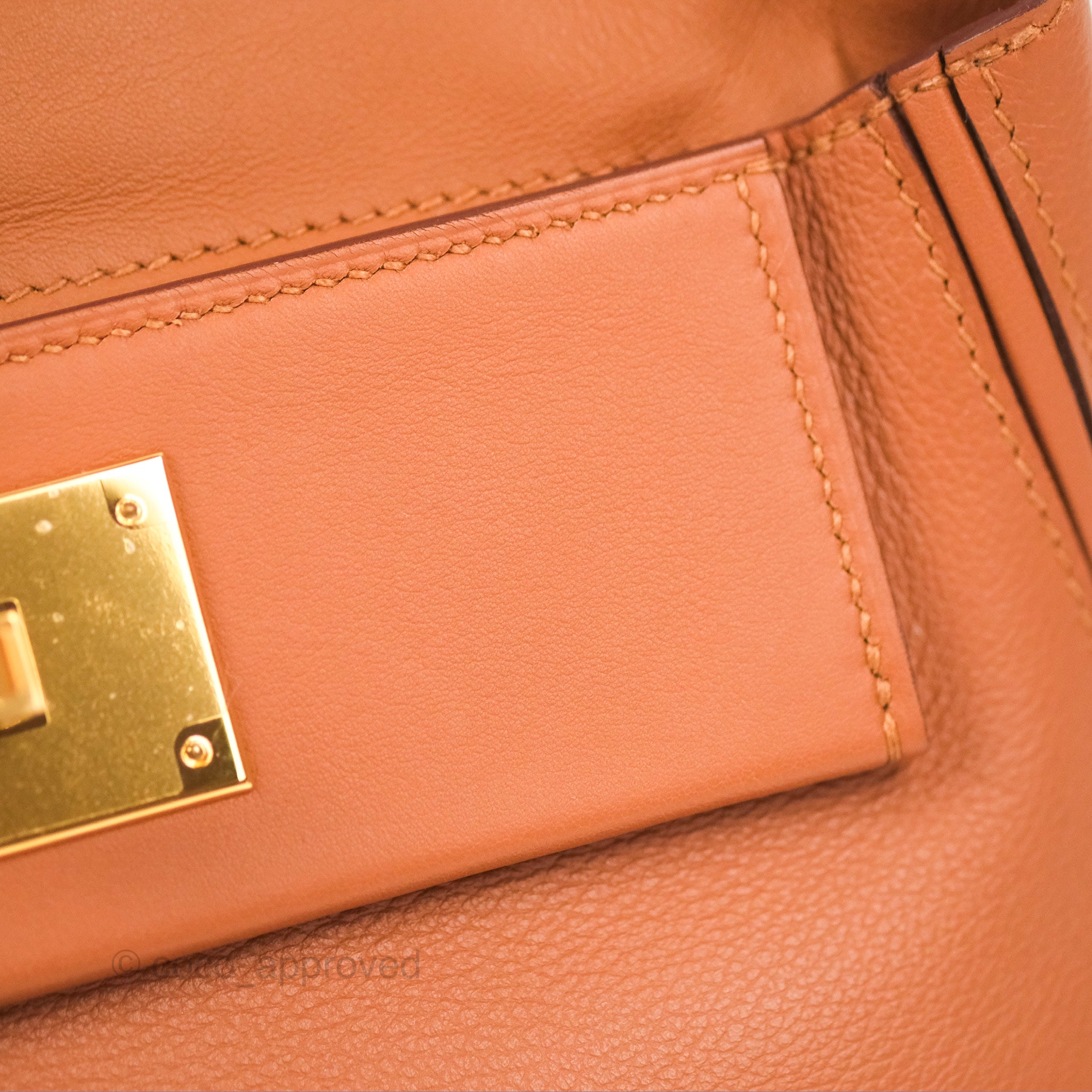 Hermès Mini Gold Clémence and Swift 24/24 Bag 21cm