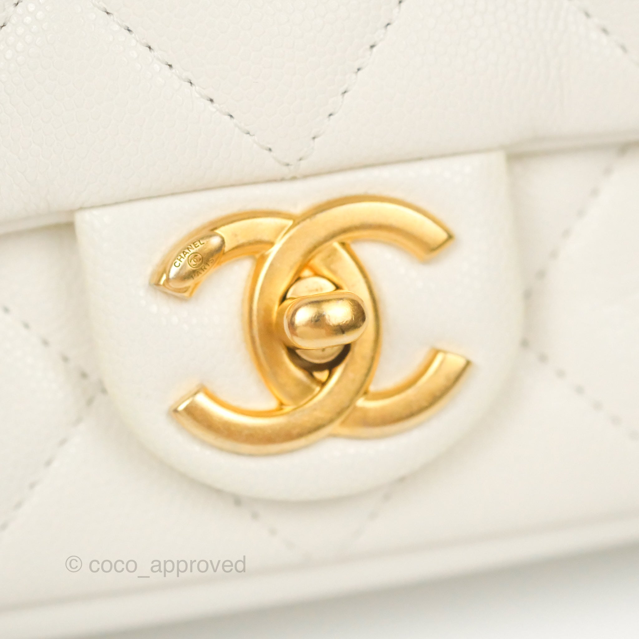 Chanel Classic Mini Square Flap Bag in 22A Grey Lambskin | Dearluxe