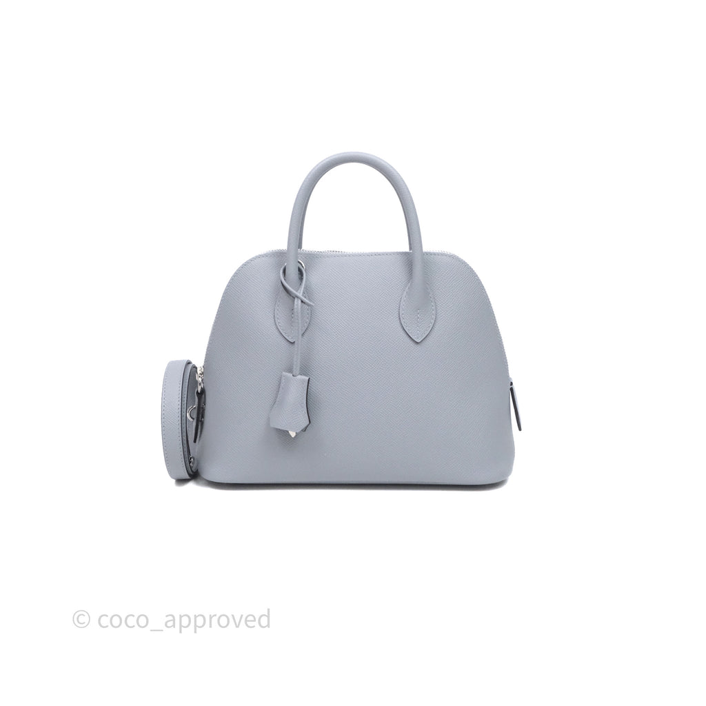 Hermès Bolide 1923 25 Gris Pantin P0 Epsom Palladium Hardware
