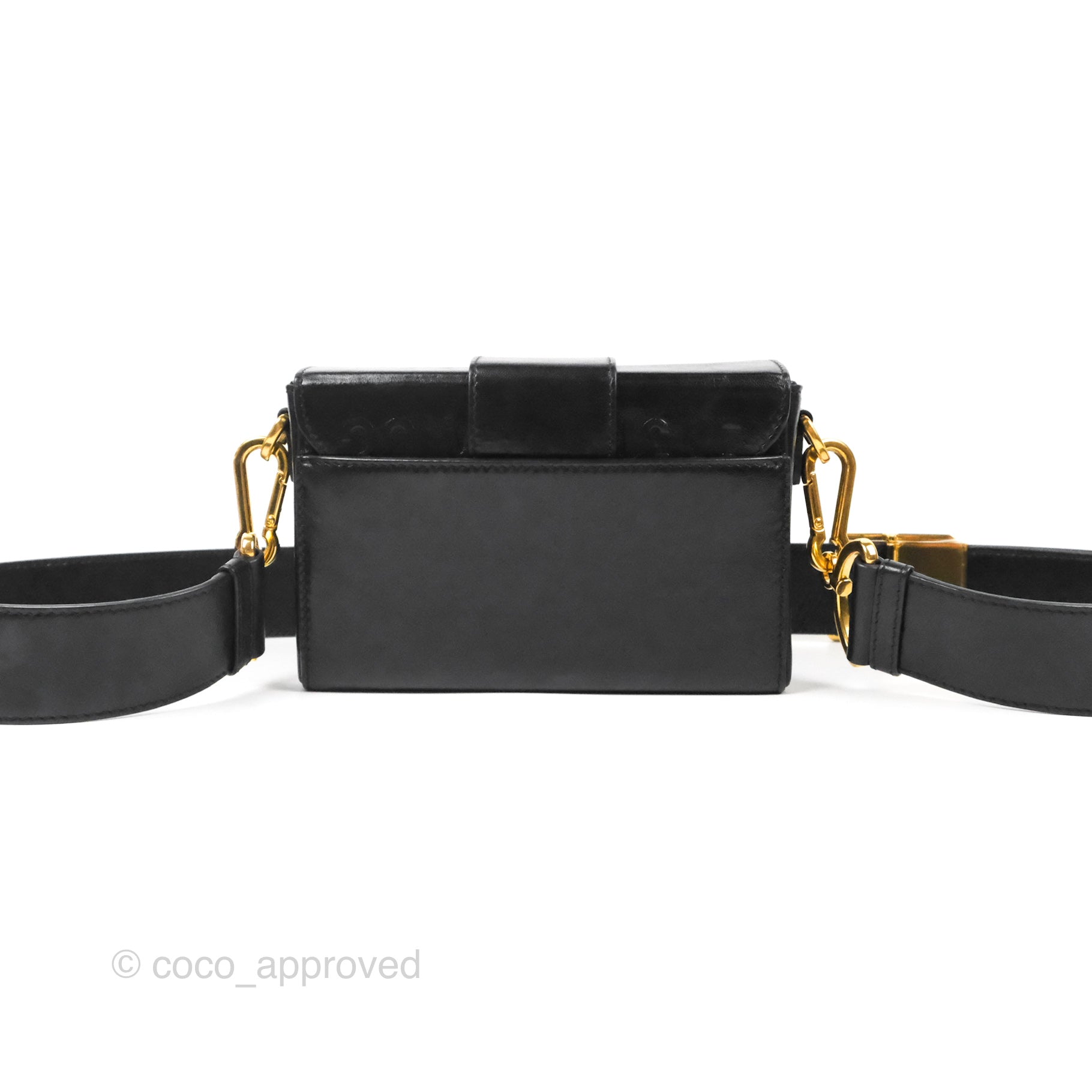 Dior 30 Montaigne Black Box Calfskin Crossbody Bag (Shoulder bags,Cross  Body Bags)