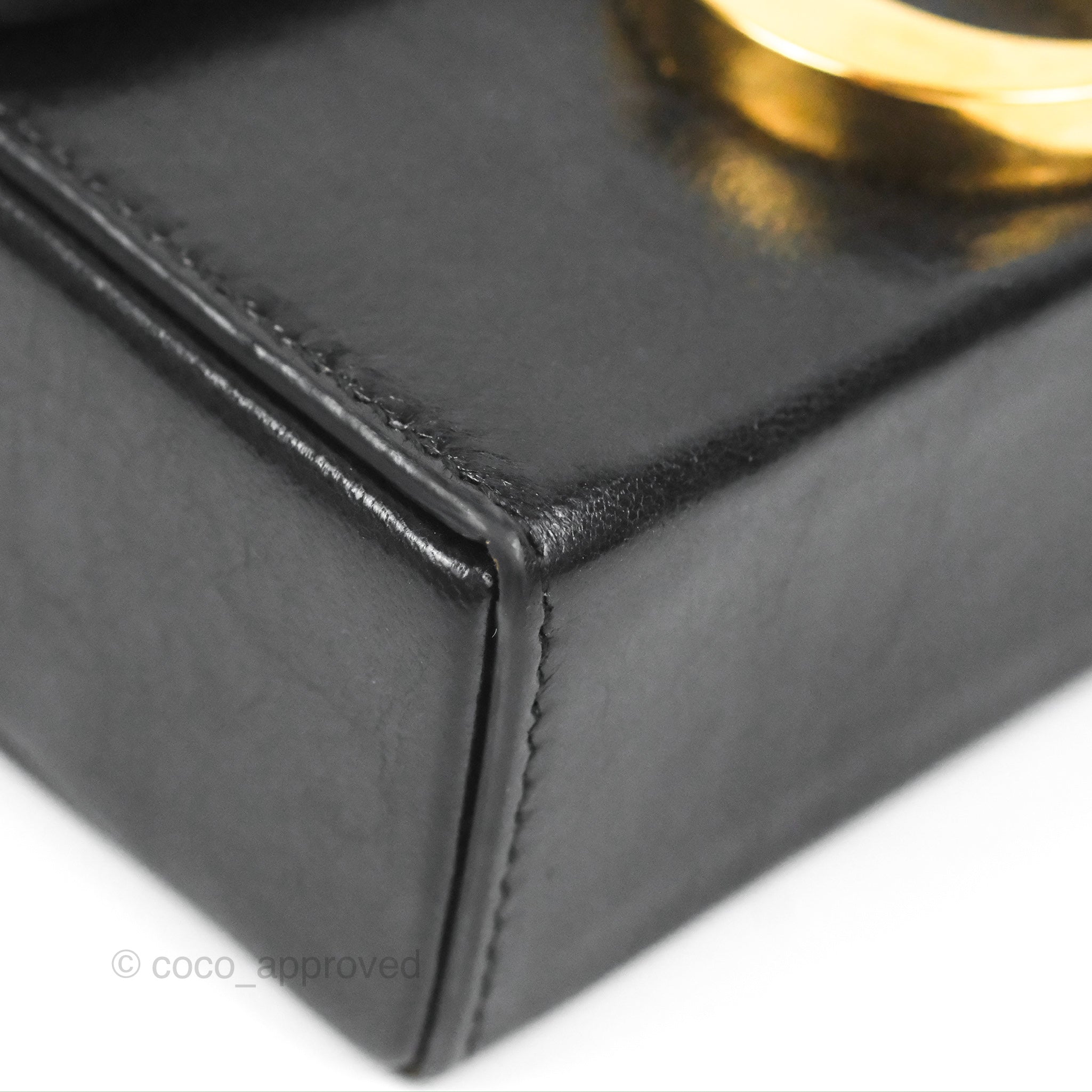 Dior 30 Montaigne Bag Black Calfskin Gold Hardware – Coco Approved Studio