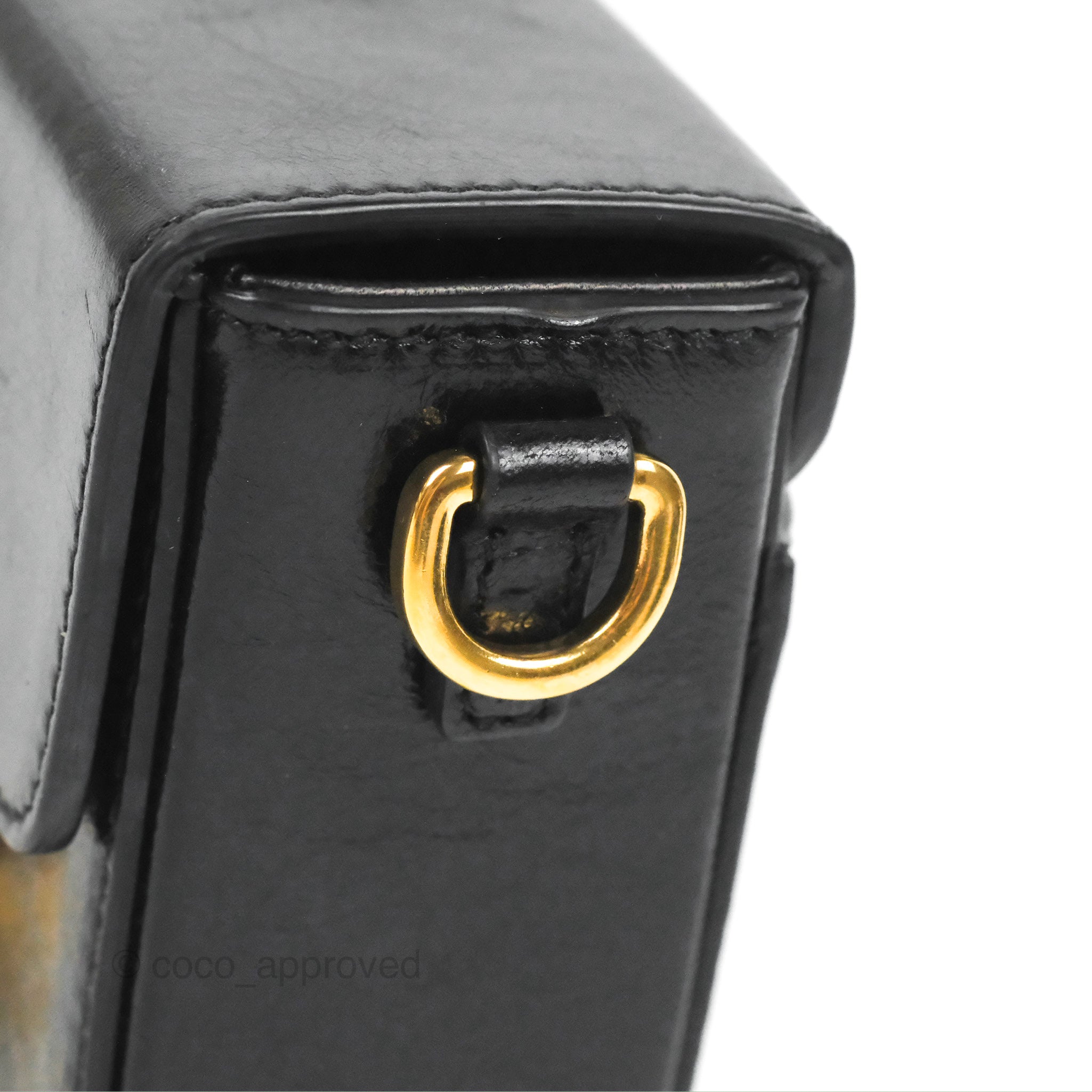 30 montaigne box leather handbag Dior Black in Leather - 35767135