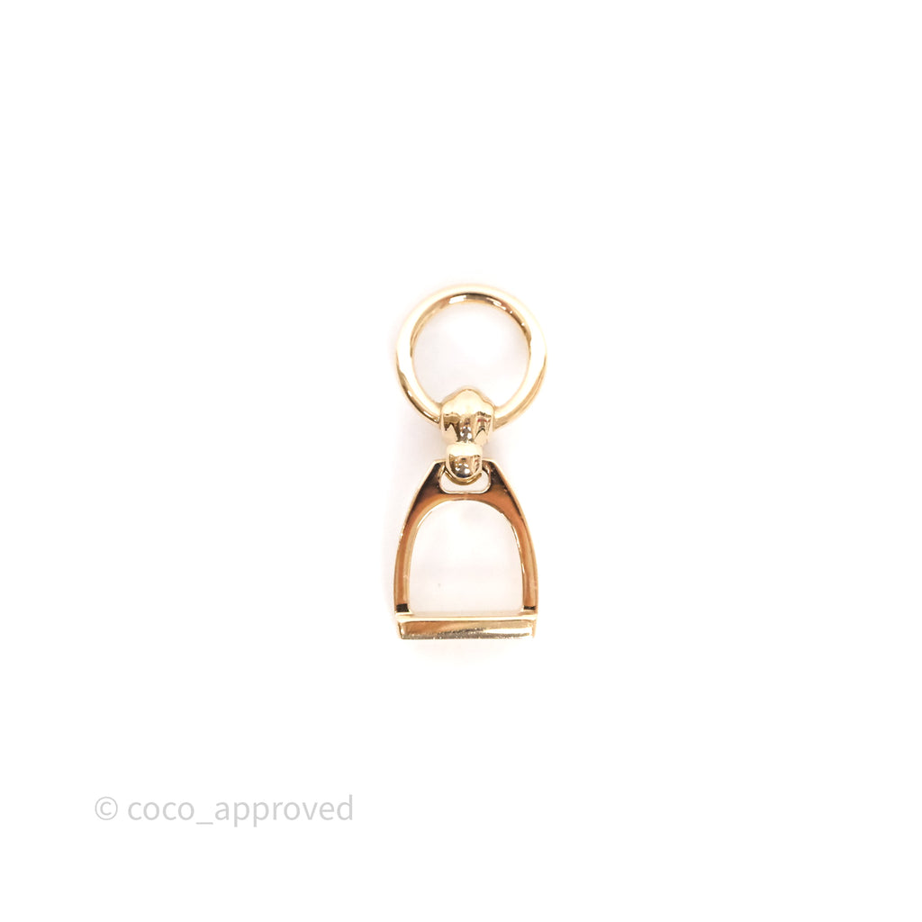 Hermès Charms Etrier Twilly Ring Permabrass