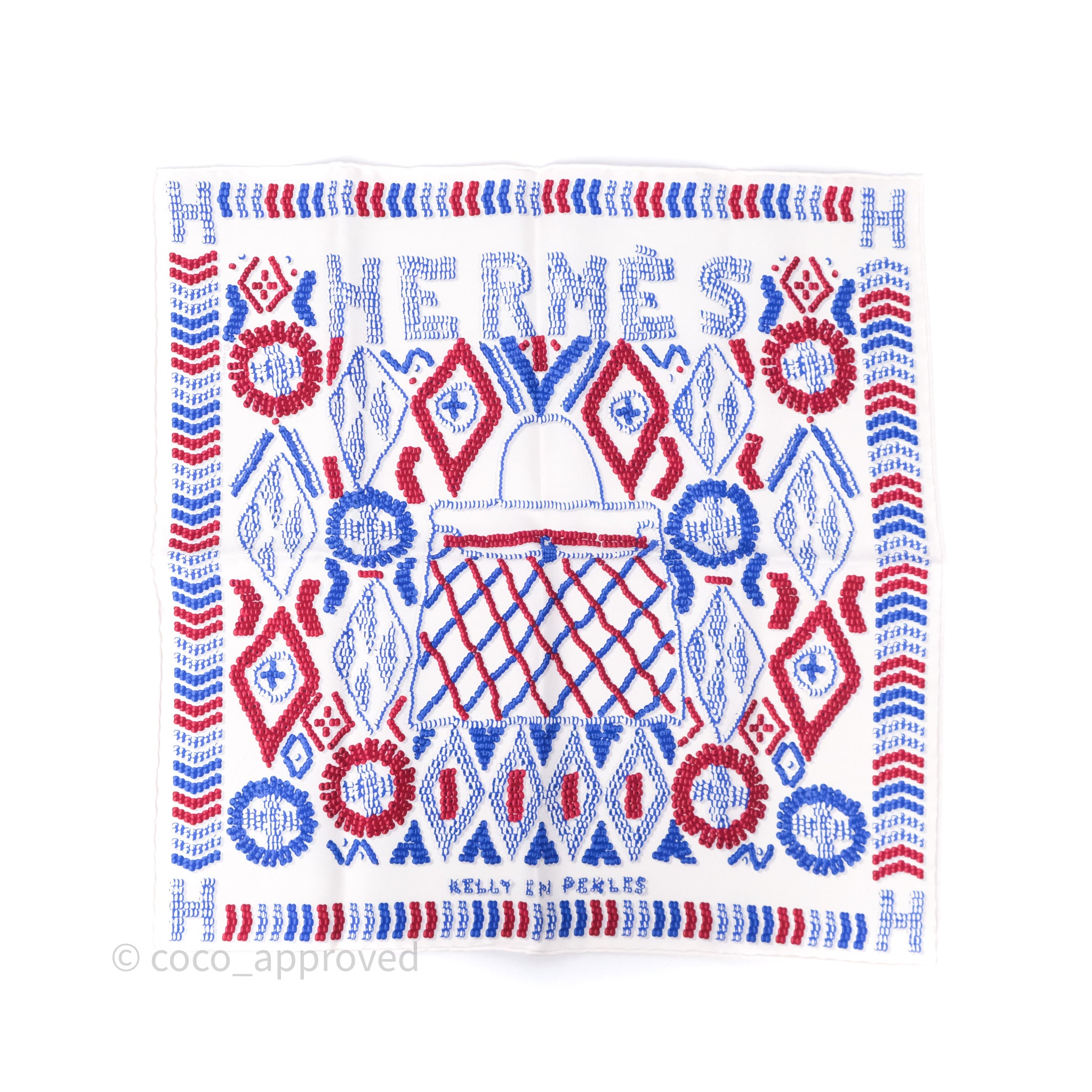 Hermès Kelly en Perles Scarf 45 – Coco Approved Studio