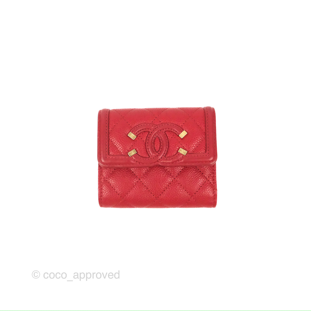 Chanel small leather wallet Clearance