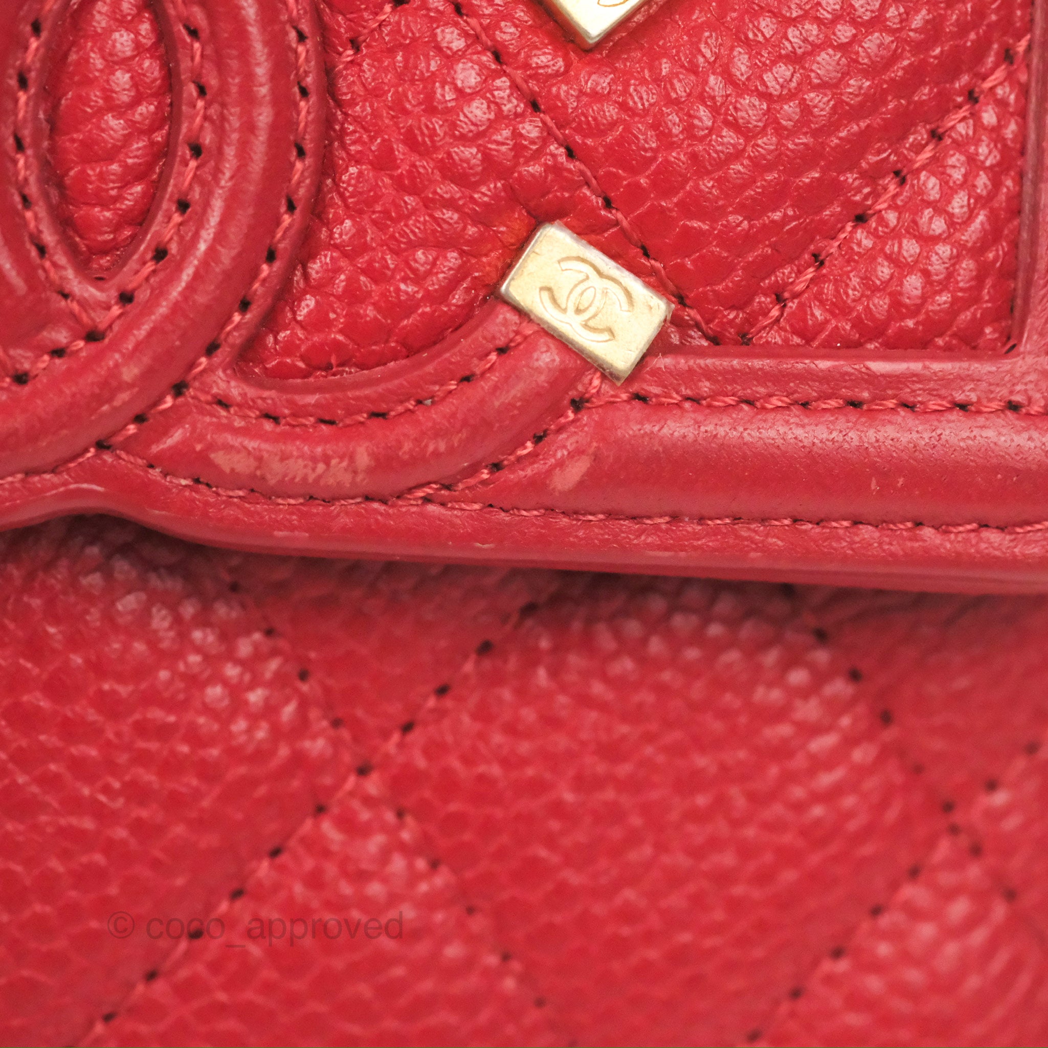 Chanel Red Caviar Flap Wallet – RCR Luxury Boutique