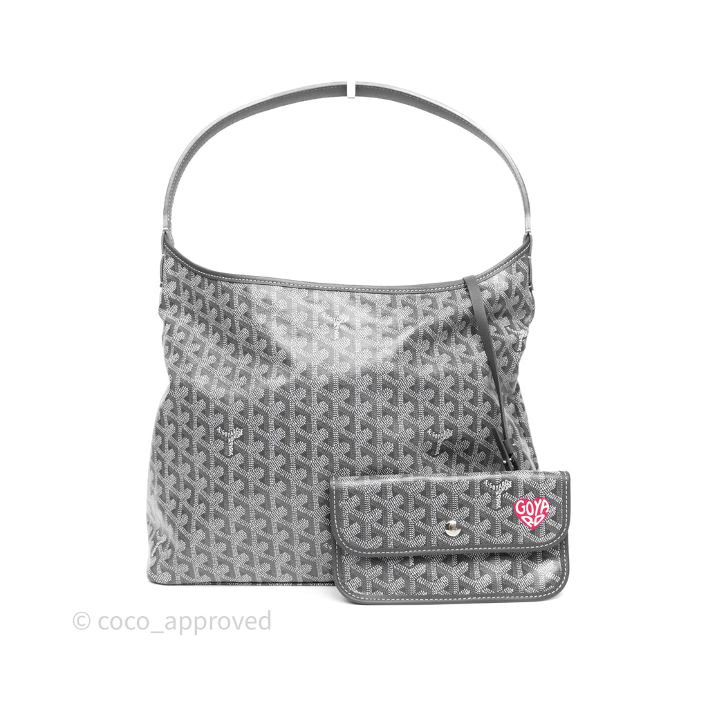 Goyard Bohème Hobo Bag Grey Goyardine Canvas