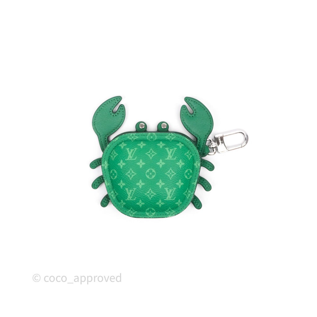 Louis Vuitton Crab Bag Charm Green