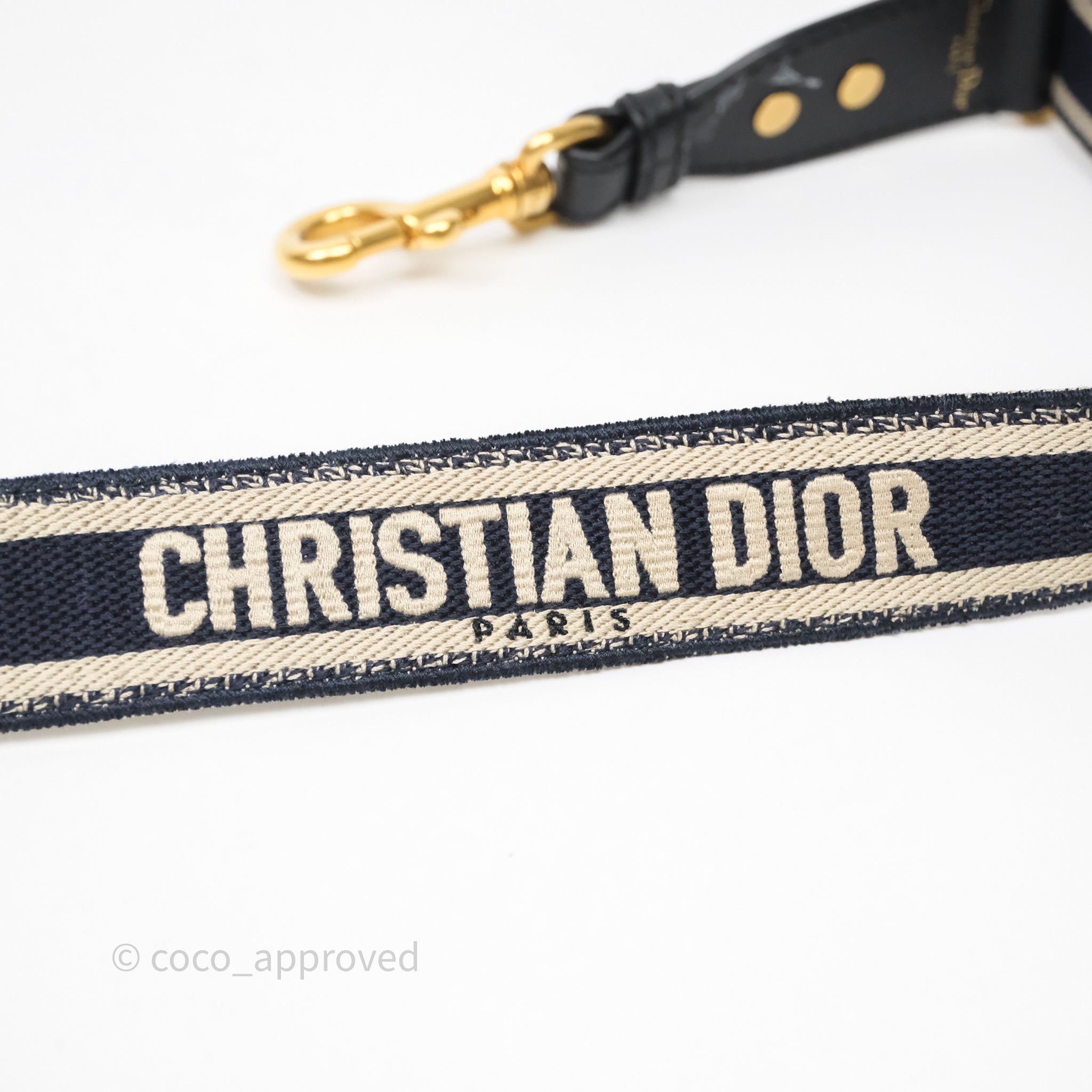 Christian Dior Mini Lady Dior Natural Rattan and Blue Dior Oblique