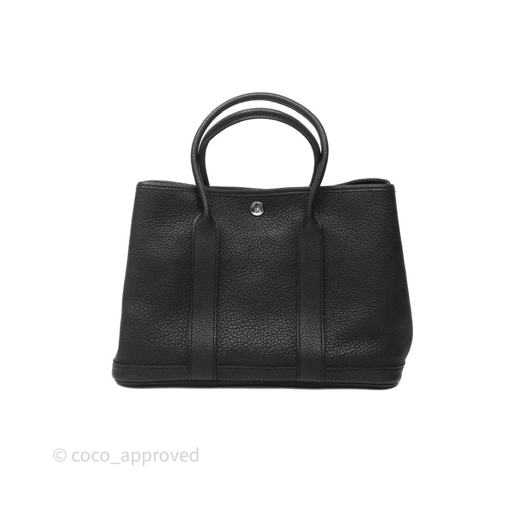 Hermès Garden Party 30 Black Negonda