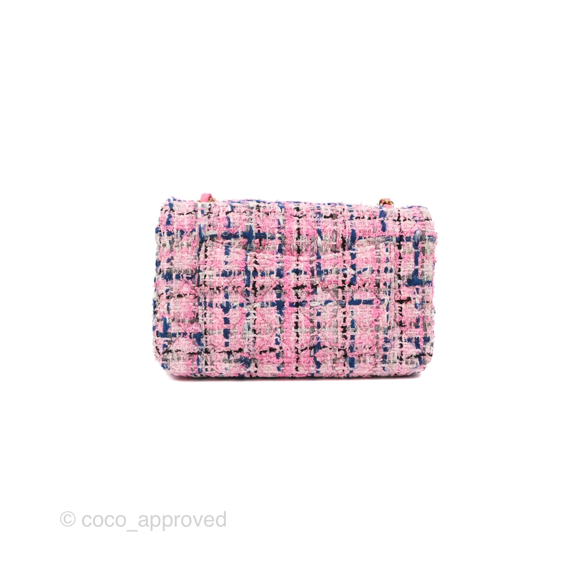 Sold at Auction: CHANEL, TWEED WALLET ON CHAIN