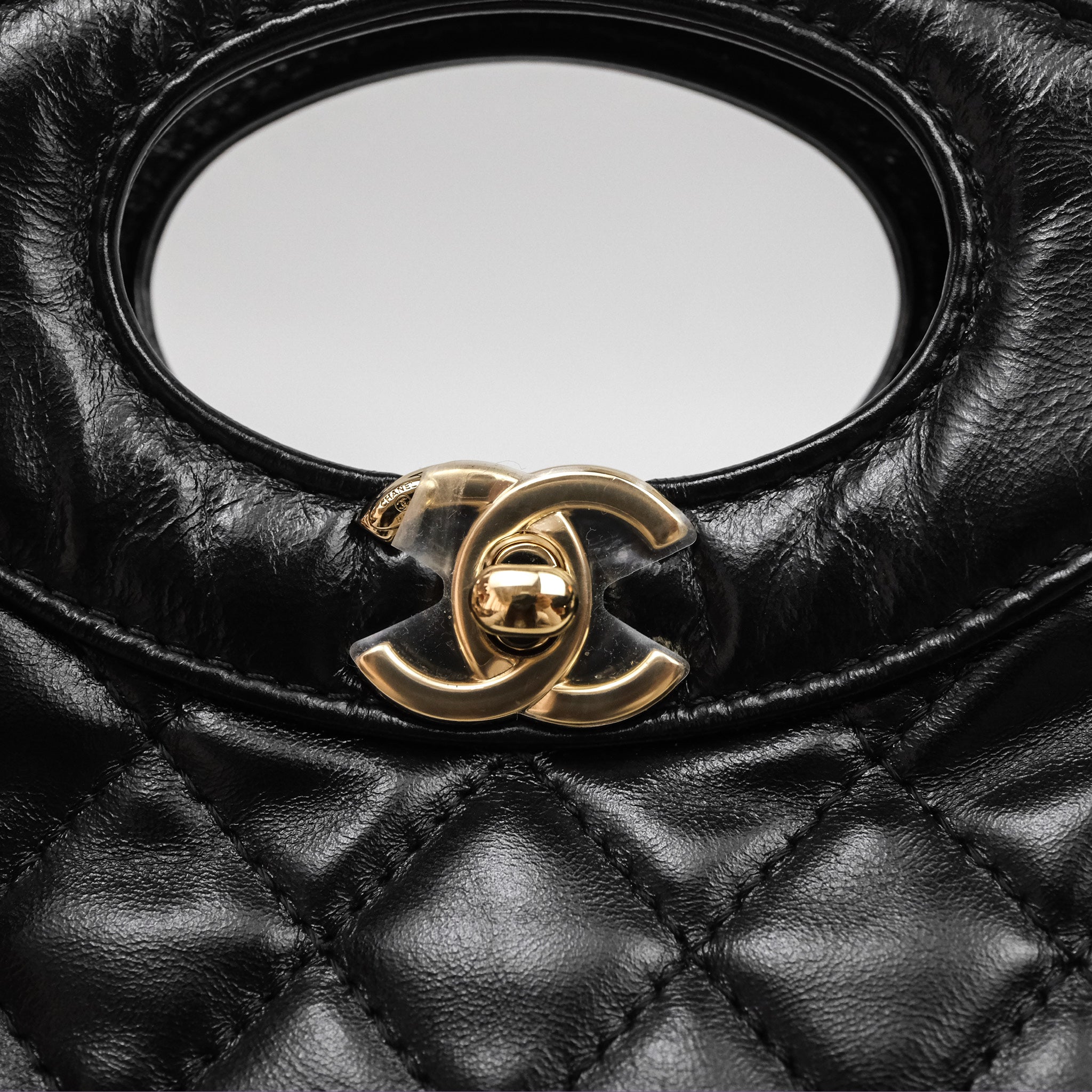 Chanel 31 Mini Black Shiny Lambskin Gold Hardware – Coco