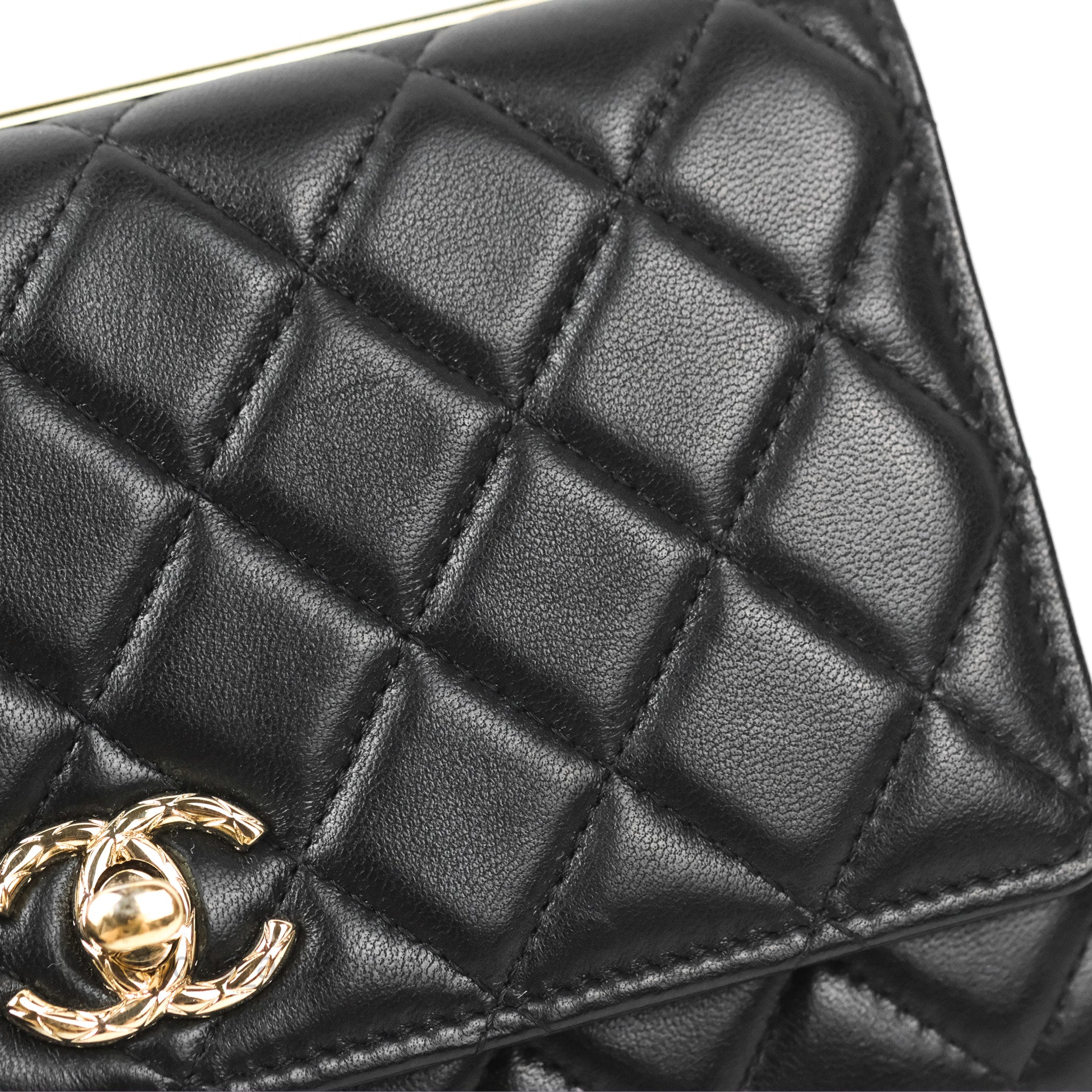 Chanel Quilted Yen Wallet Black Caviar Gold Hardware – Coco Approved Studio