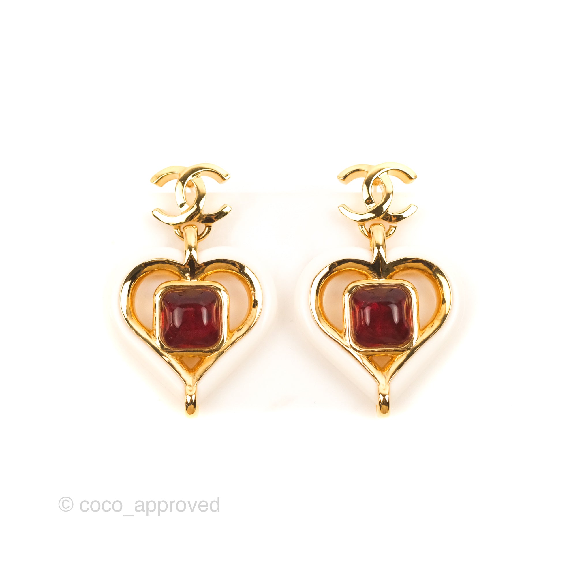 Cc earrings Chanel Gold in Metal - 28868058