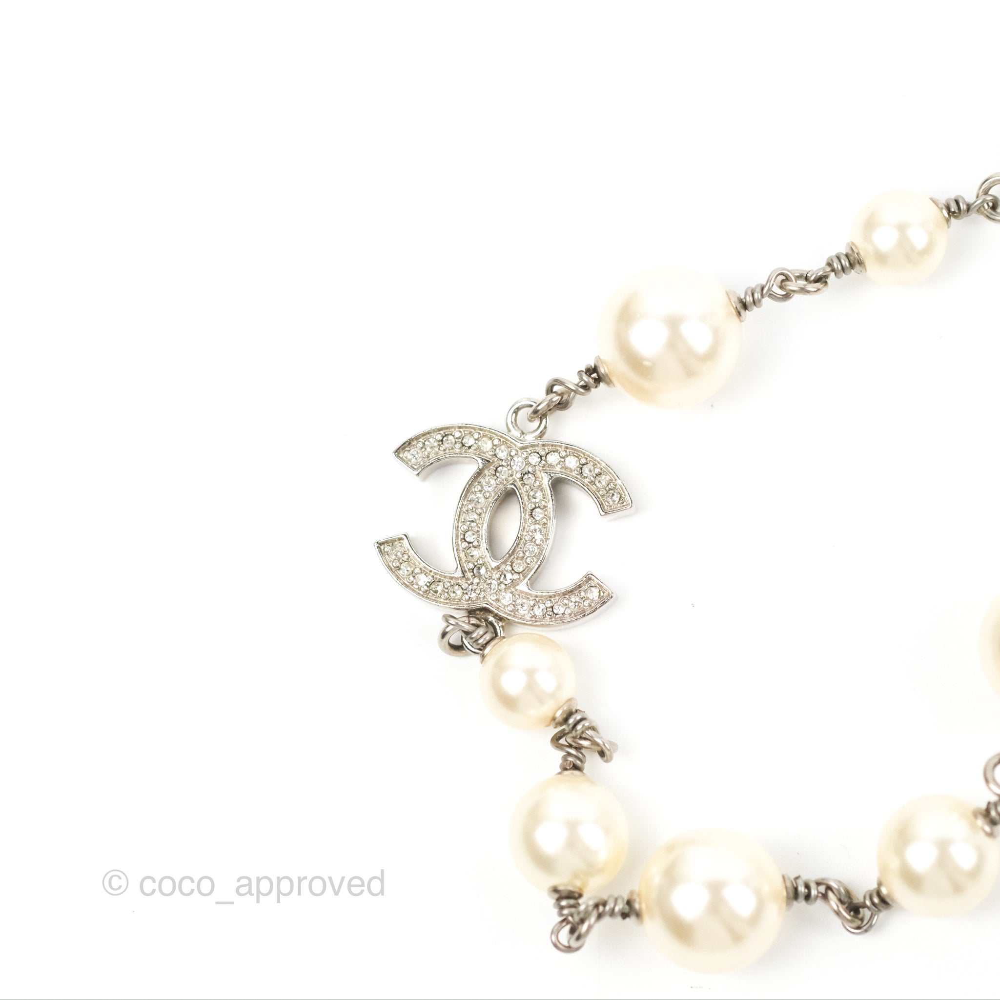 Chanel crystal long pearl necklace – LLBazar