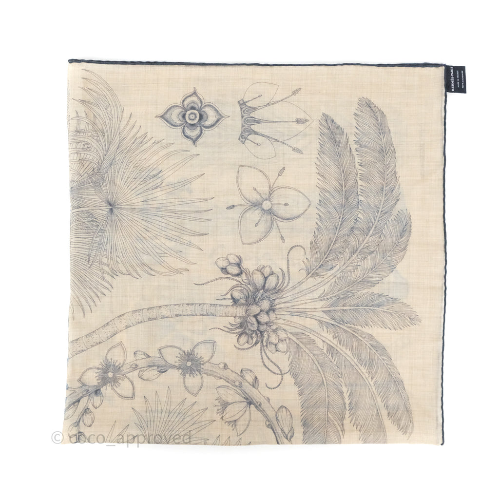 Hermès Index Palmarum Light Scarf 90